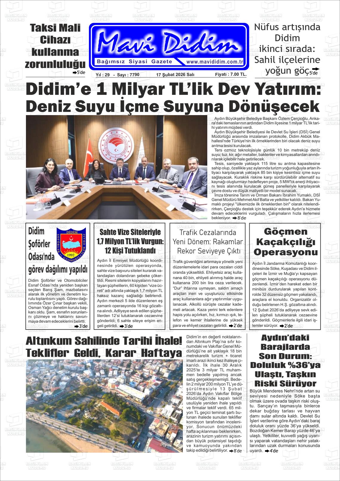 Aydin Mavididim 17.02.2026