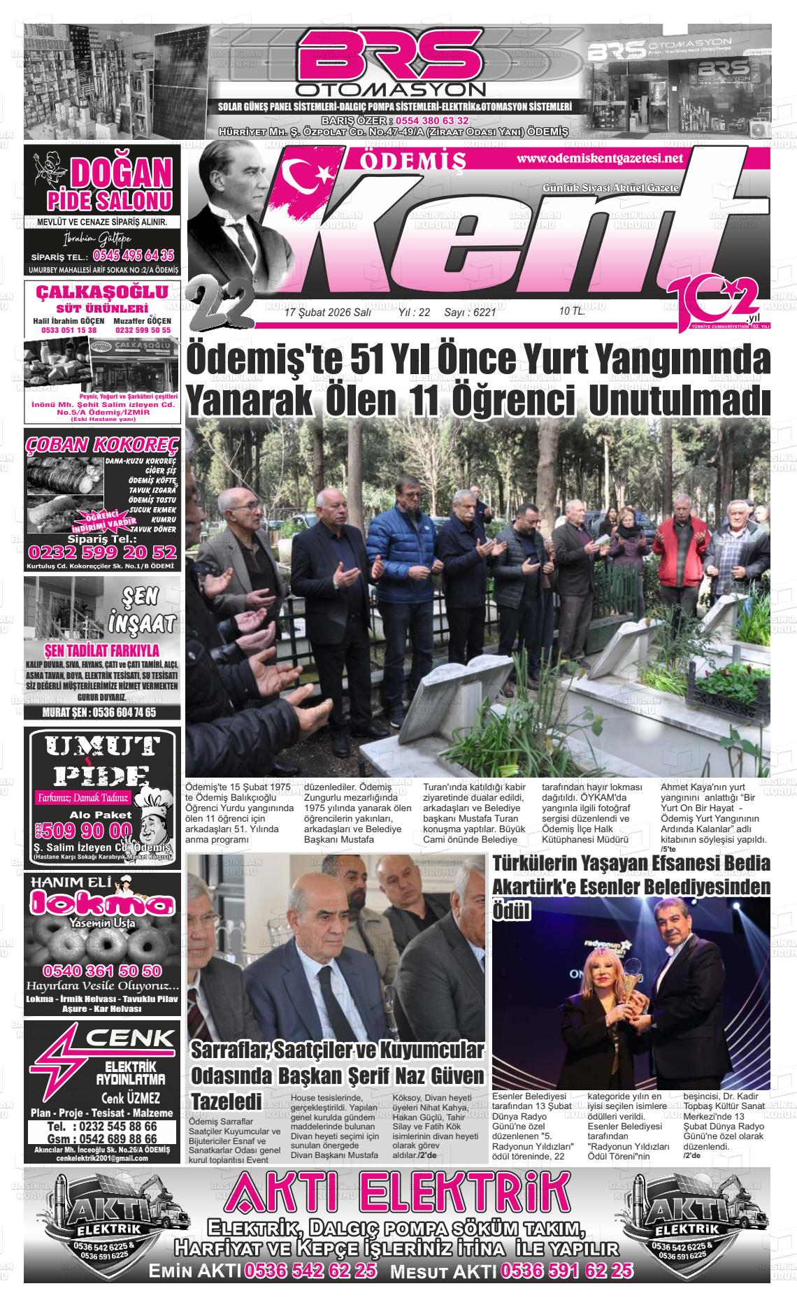 Izmir Odemiskent 17.02.2026