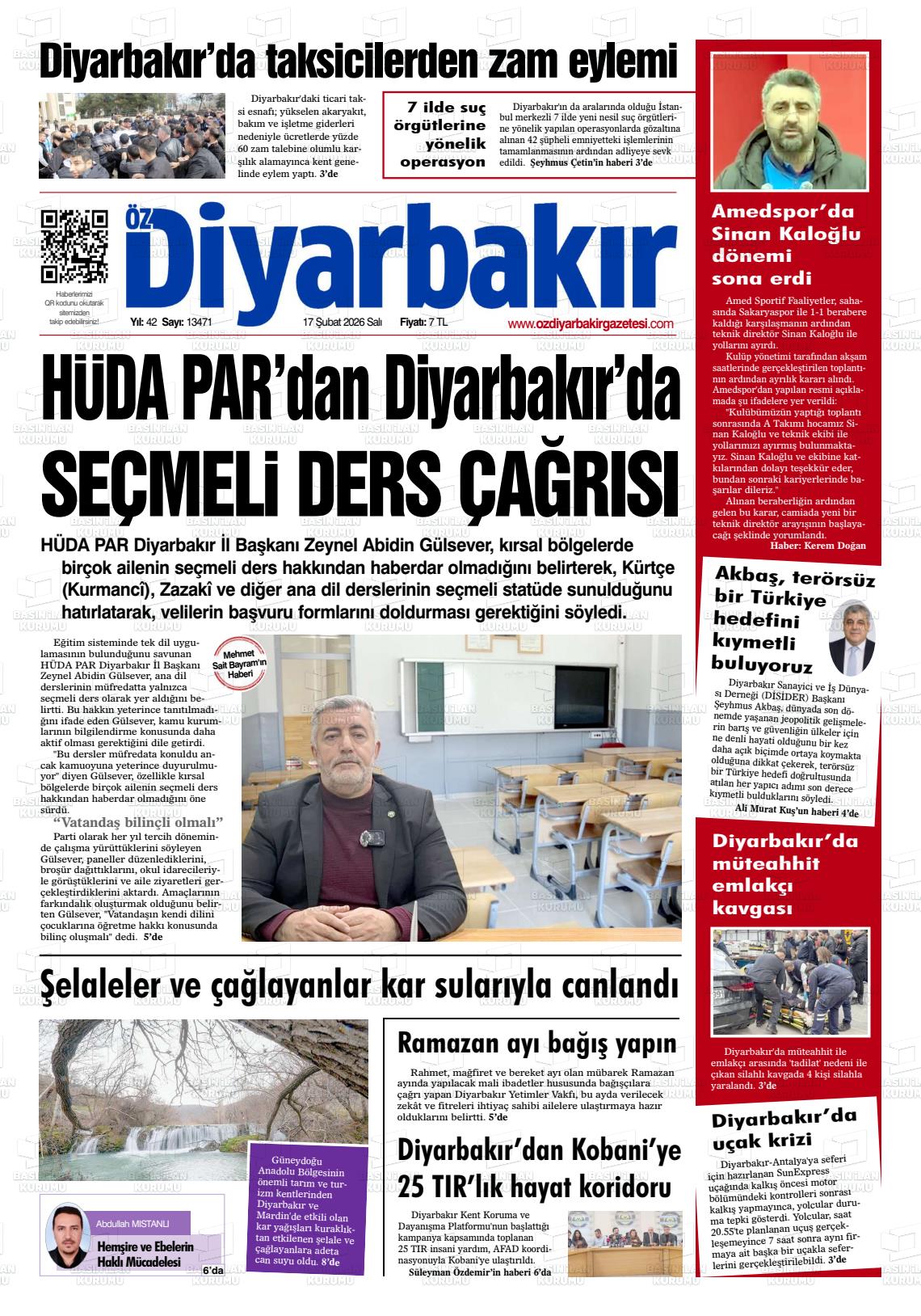 Diyarbakir Oz 17.02.2026