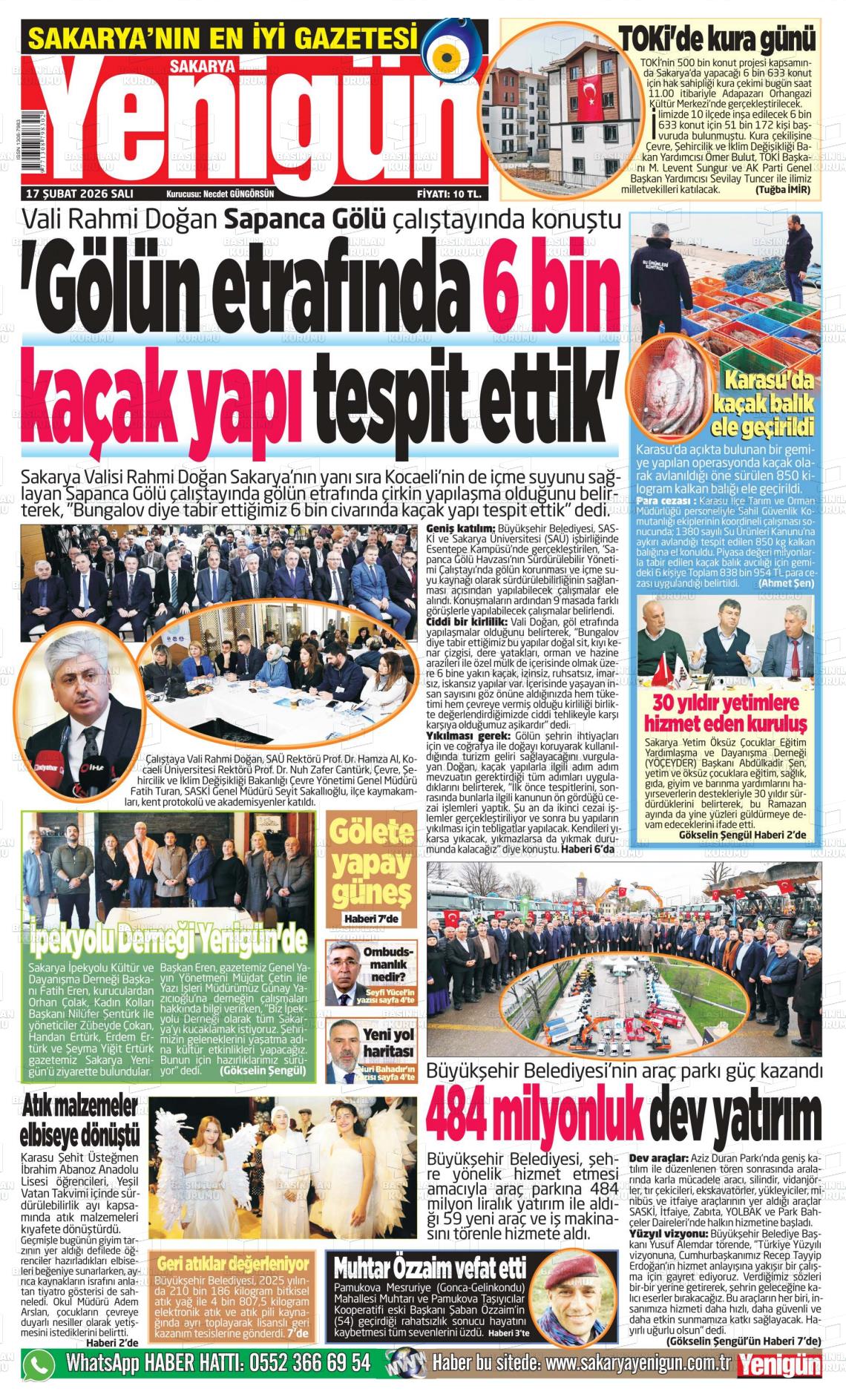 Sakarya Yenigun 17.02.2026