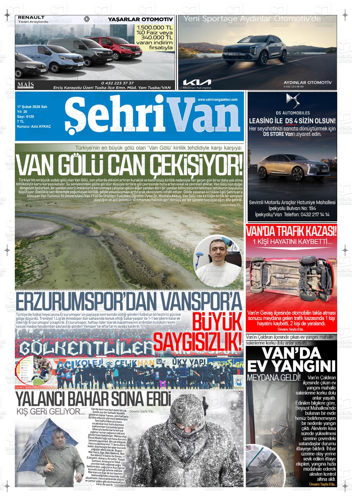 Van Sehri 17.02.2026