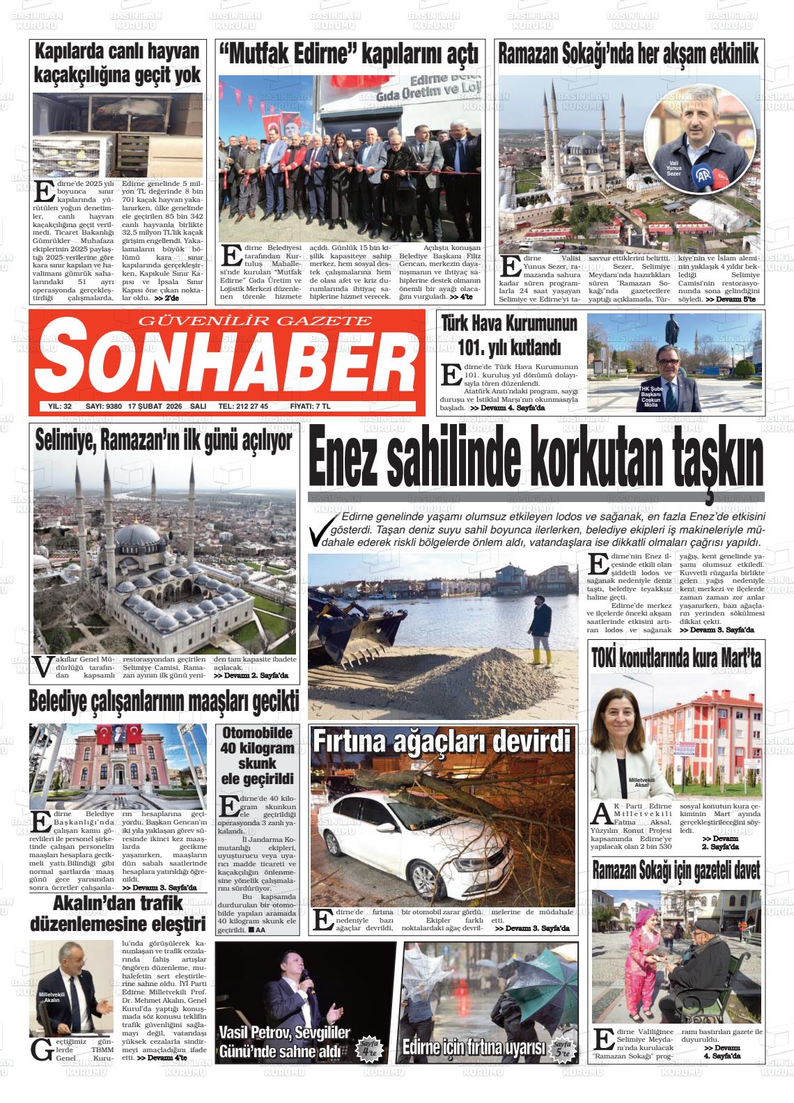 Eskisehir Sonhaber 17.02.2026