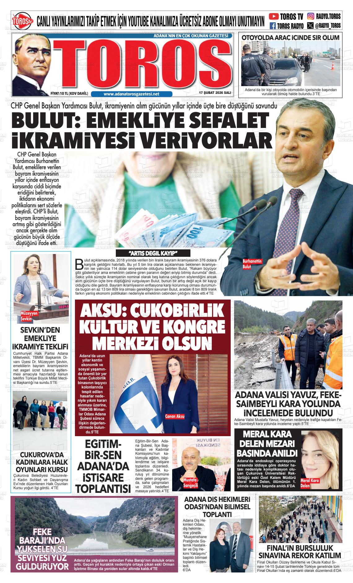 Antalya Toros 17.02.2026