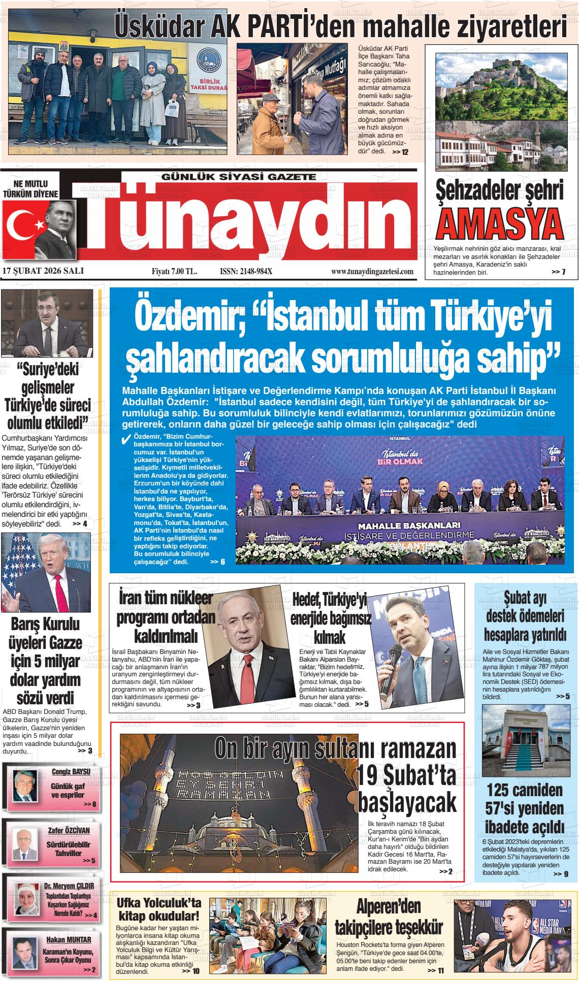 Istanbul Tunaydin 17.02.2026