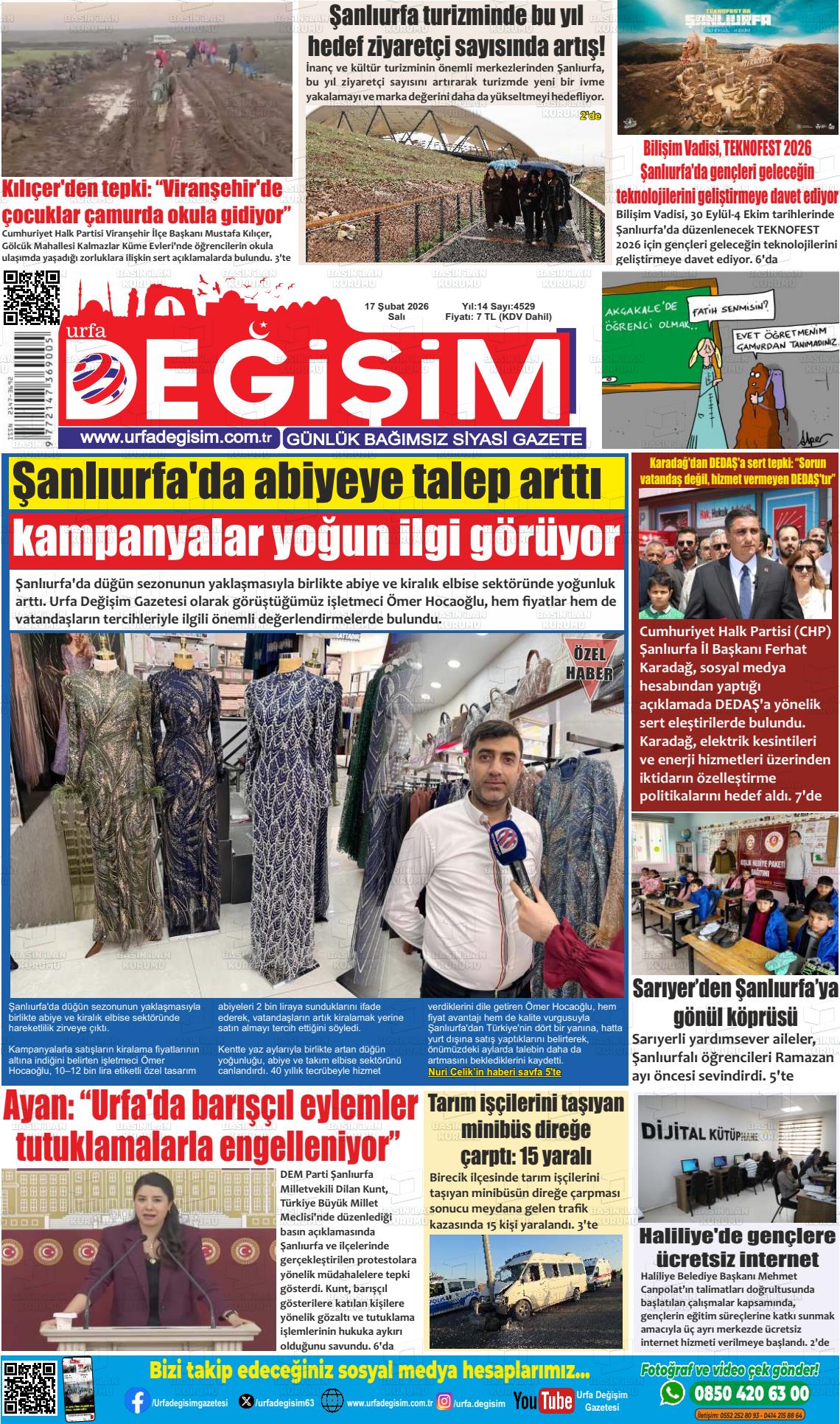 Sanliurfa Urfastar 17.02.2026