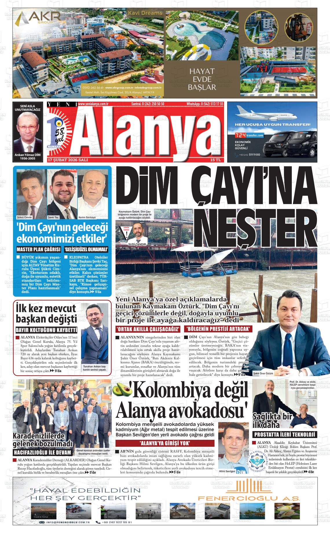 Antalya Yenialanya 17.02.2026