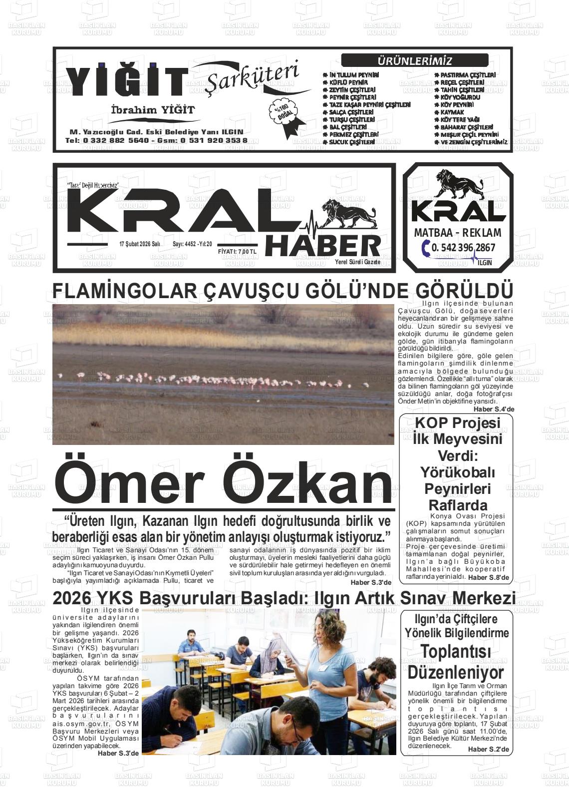 Konya Yeniilginpostasi 17.02.2026