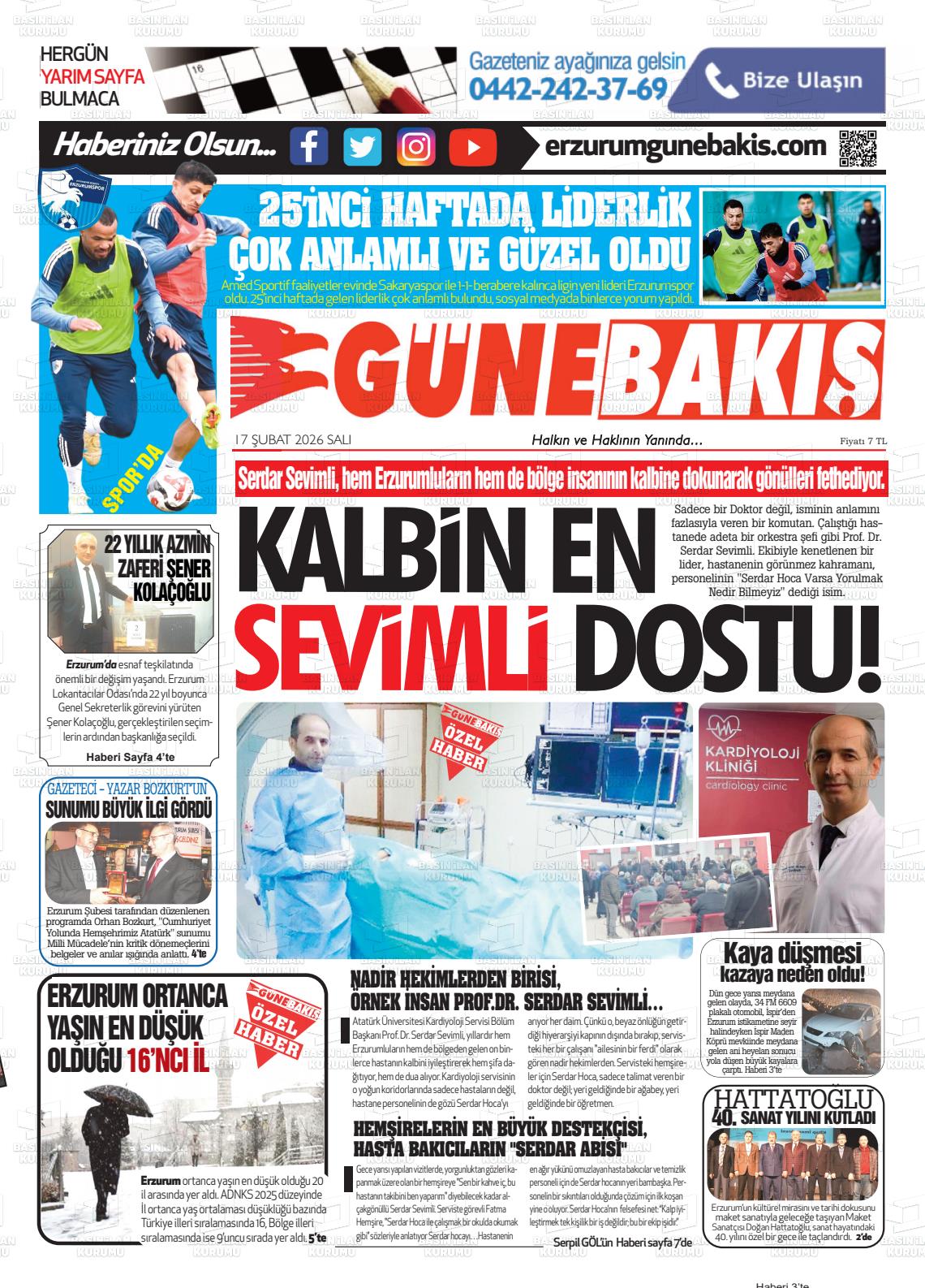 Erzurum Yenikusak 17.02.2026