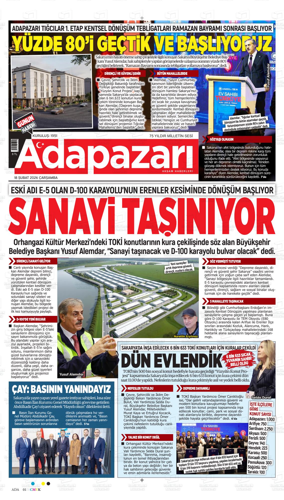 Sakarya Adapazariaksamhaberleri 18.02.2026
