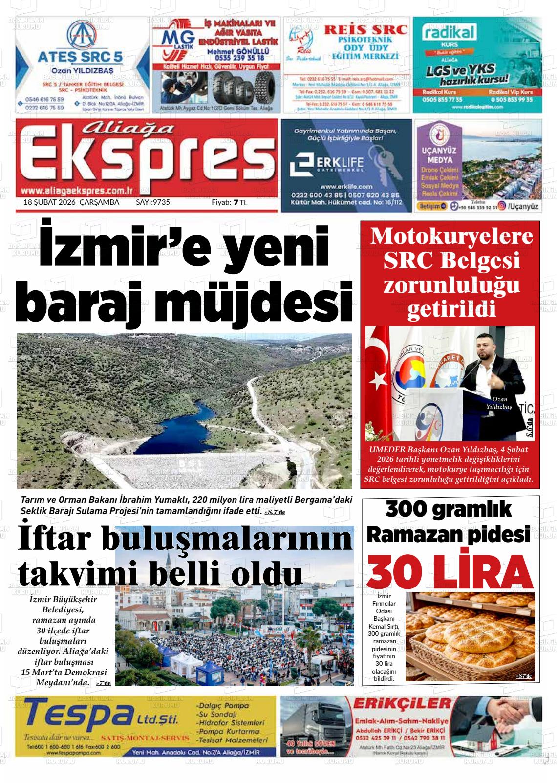 Izmir Aliagaekspres 18.02.2026