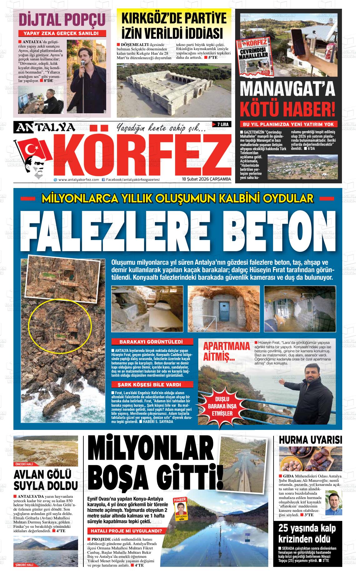Antalya Korfez 18.02.2026