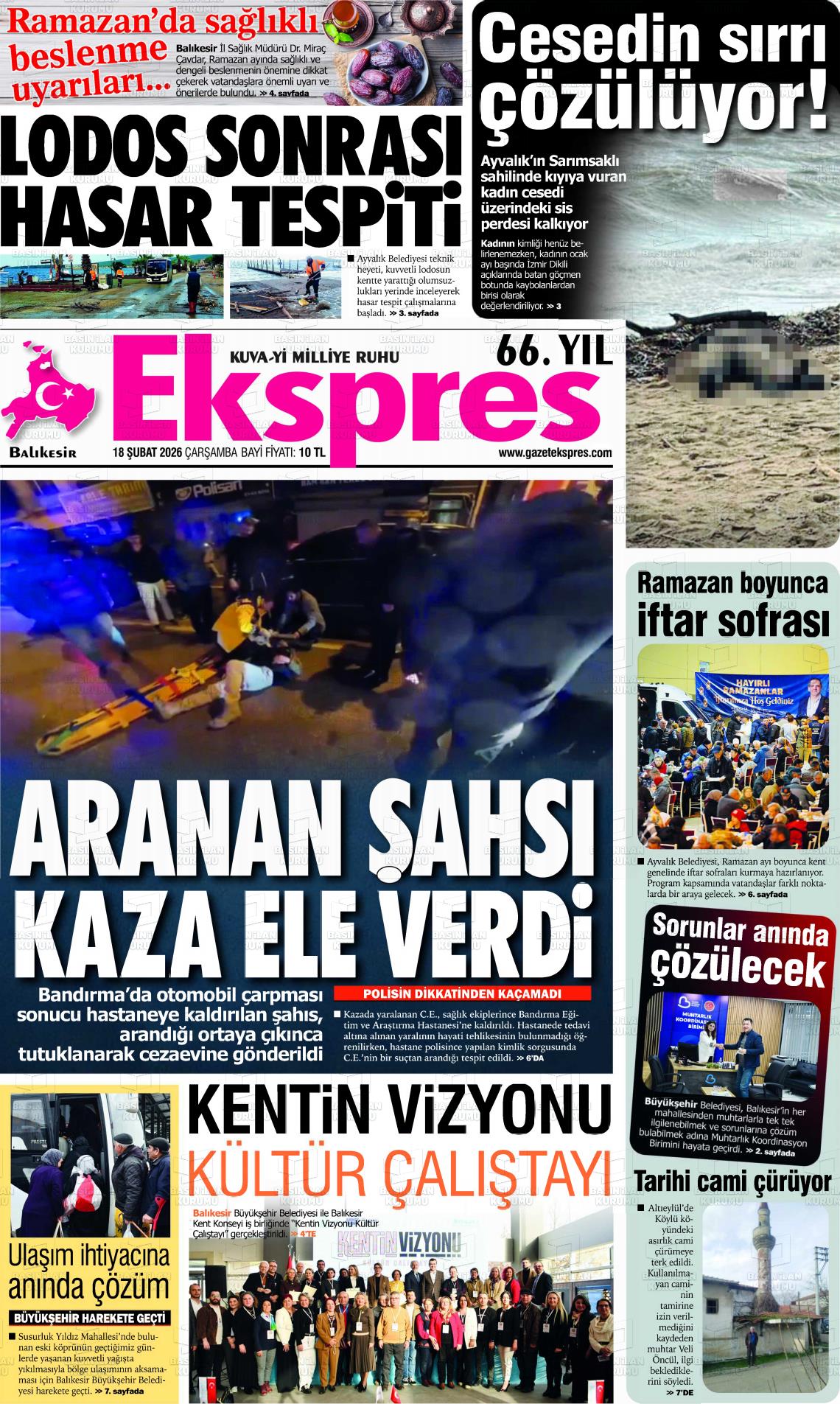Balikesir Ekspres 18.02.2026
