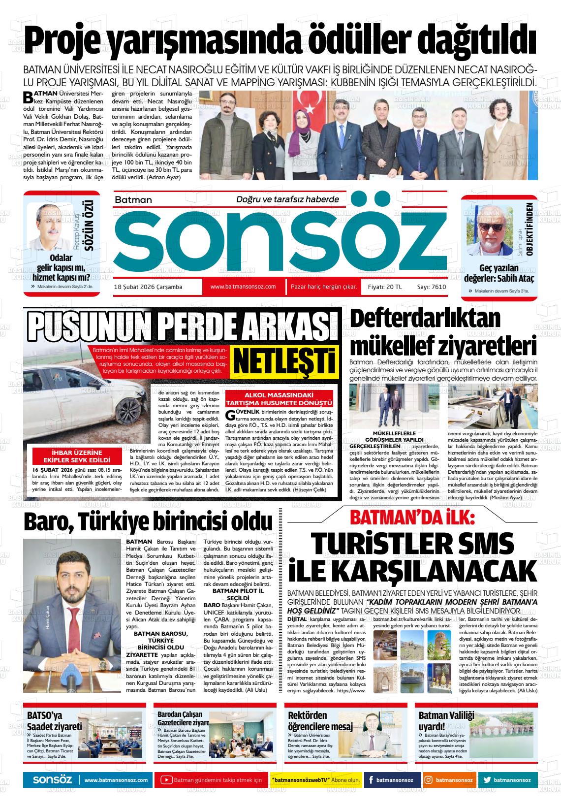Batman Sonsoz 18.02.2026