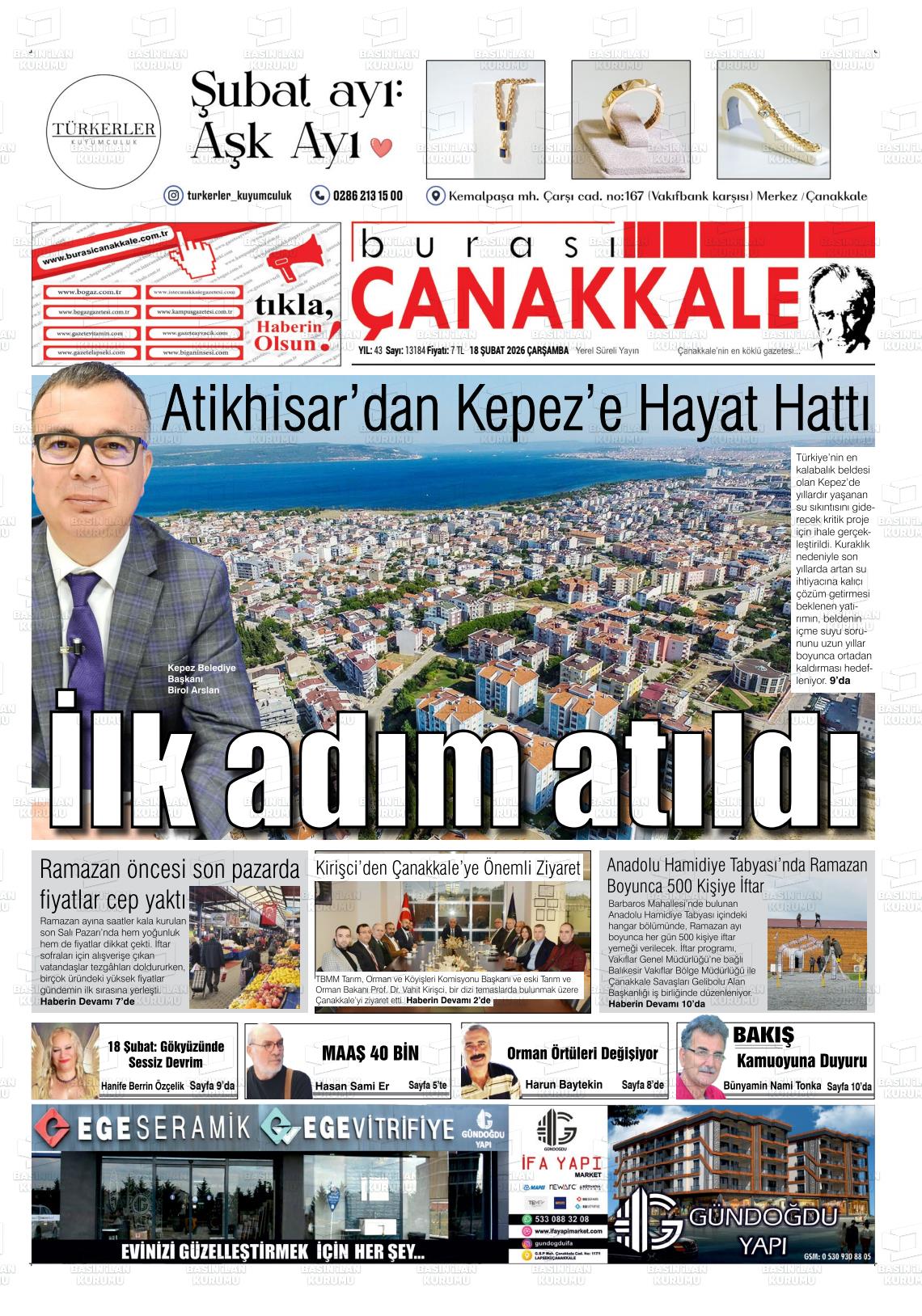Canakkale Burasi 18.02.2026