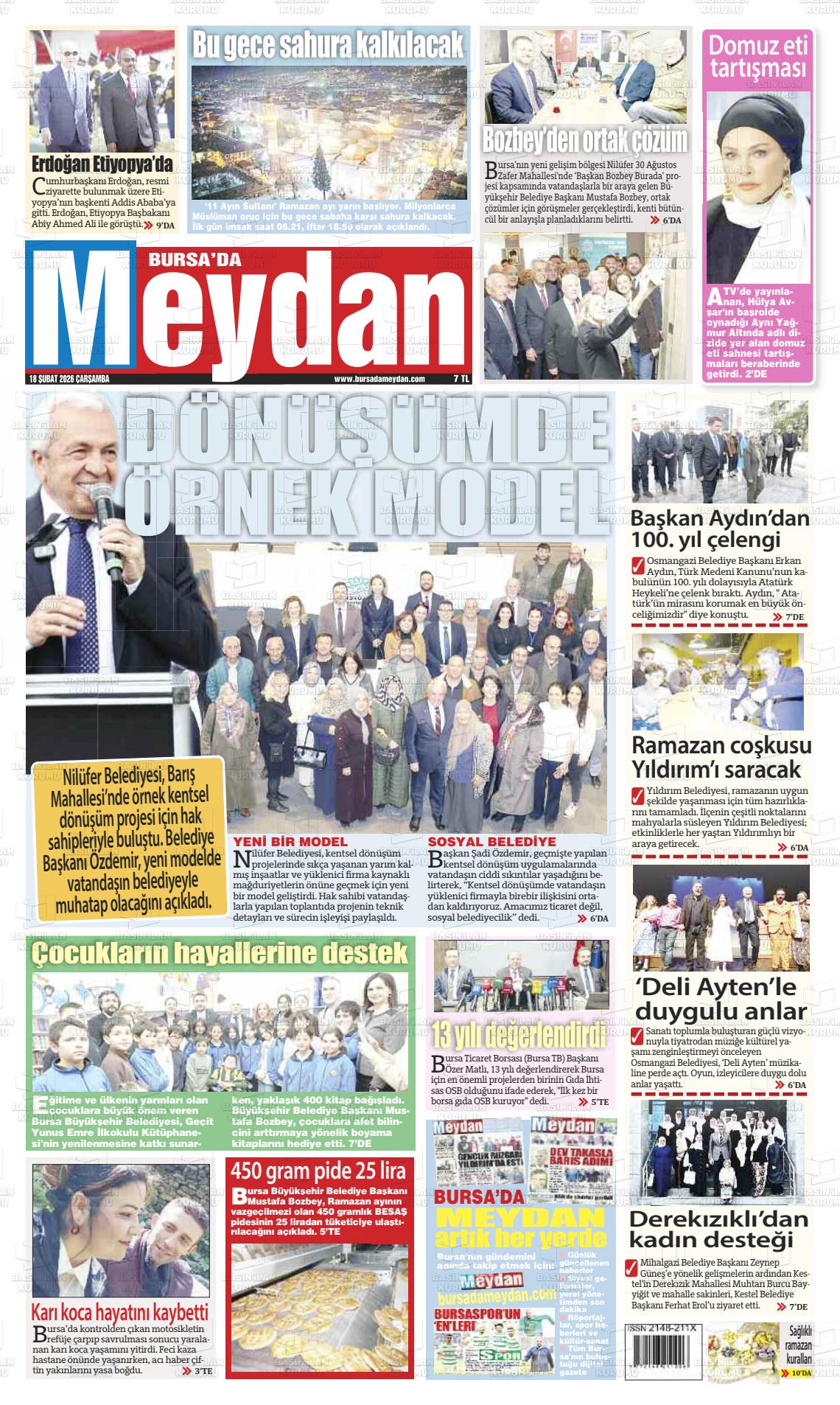 Bursa Dameydan 18.02.2026
