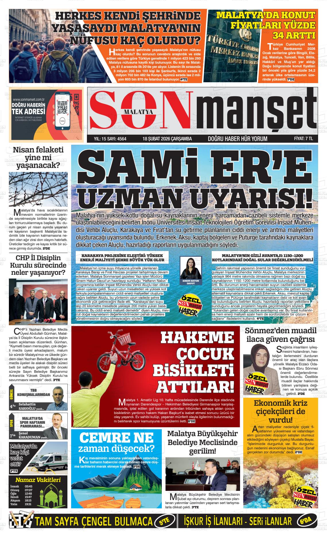 Malatya Busabah 18.02.2026