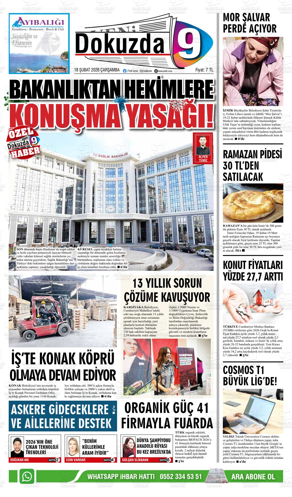 Izmir Buyuktorbali 18.02.2026