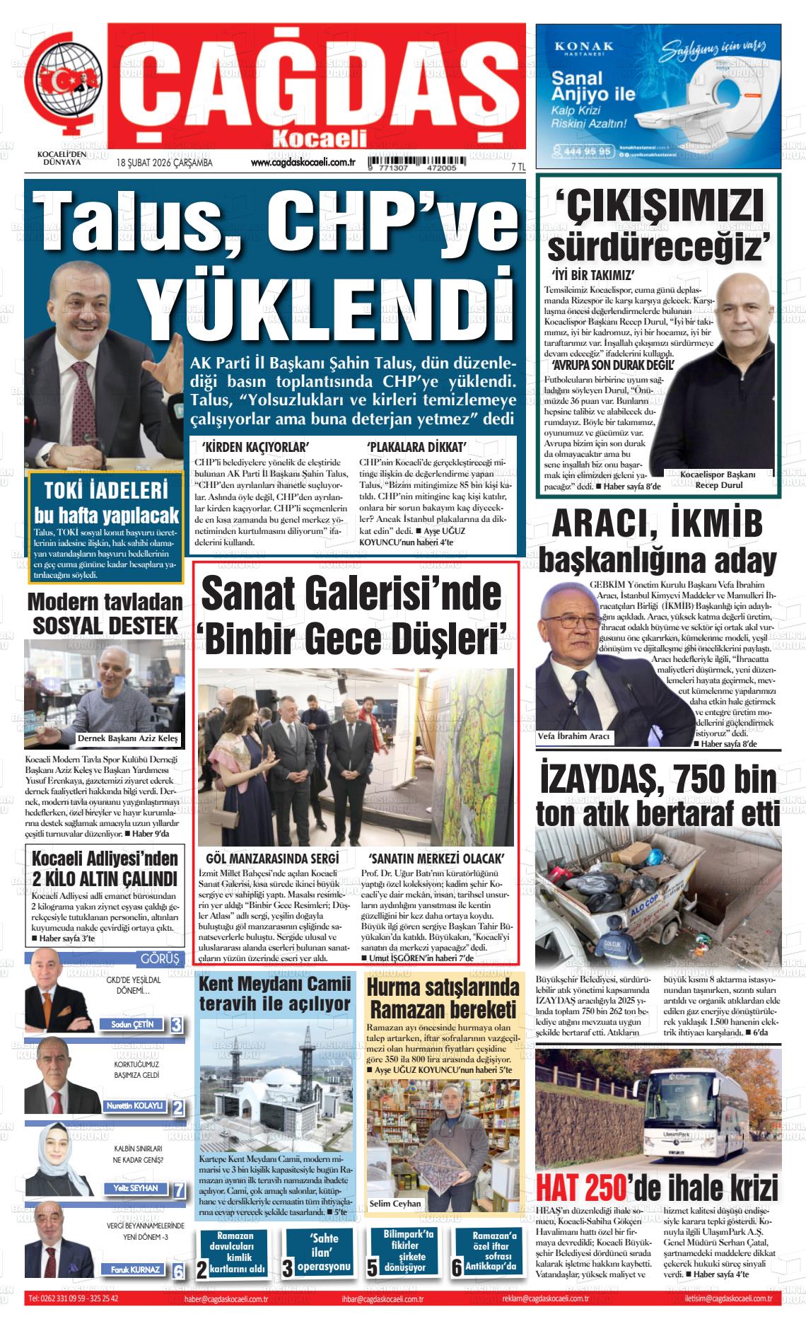 Kocaeli Cagdas 18.02.2026