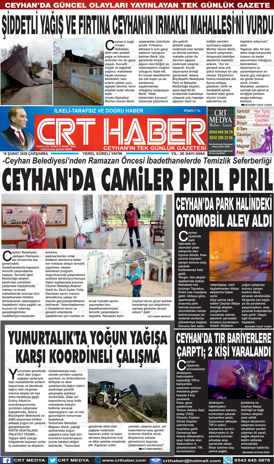 Adana Crthaber 18.02.2026