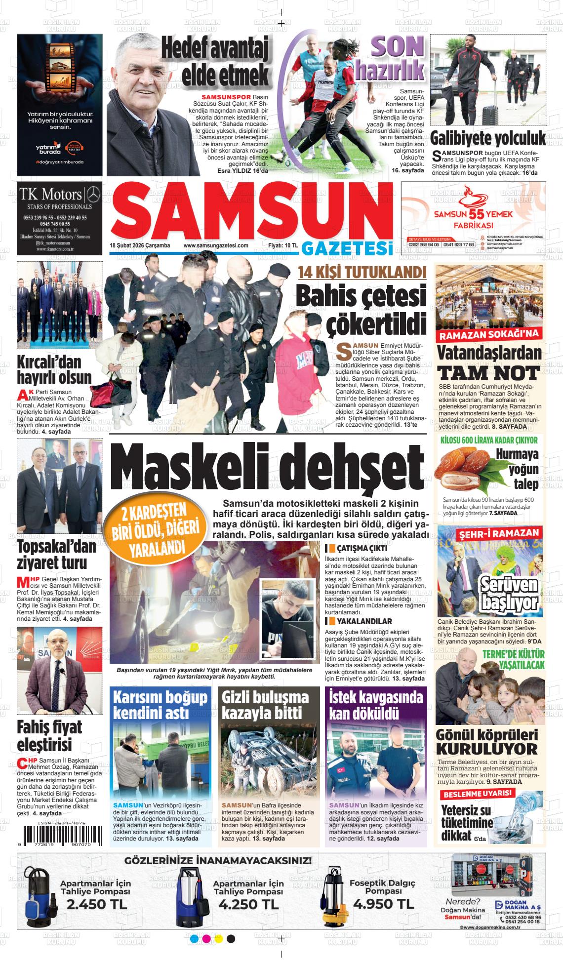 Samsun Ekip 18.02.2026