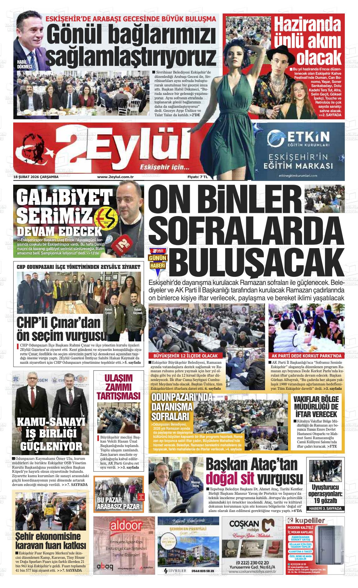 Eskisehir 2 Eylul 18.02.2026