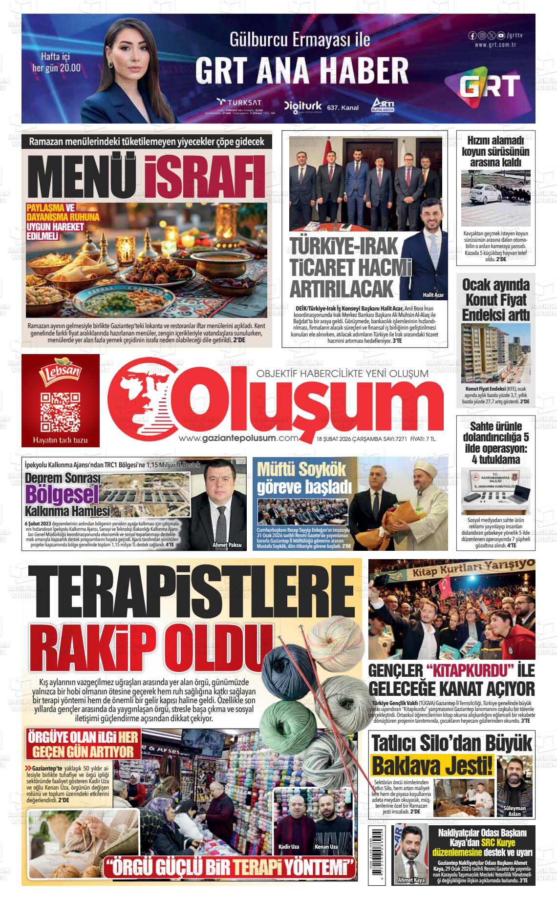 Gaziantep Olusum 18.02.2026