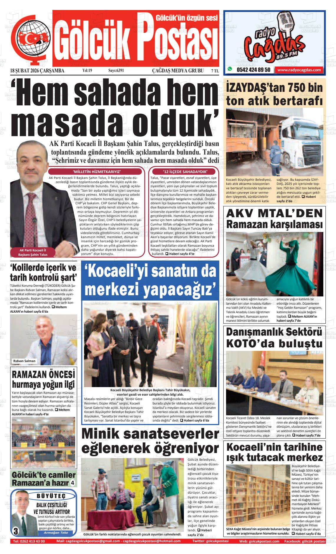 Kocaeli Golcukpostasi 18.02.2026