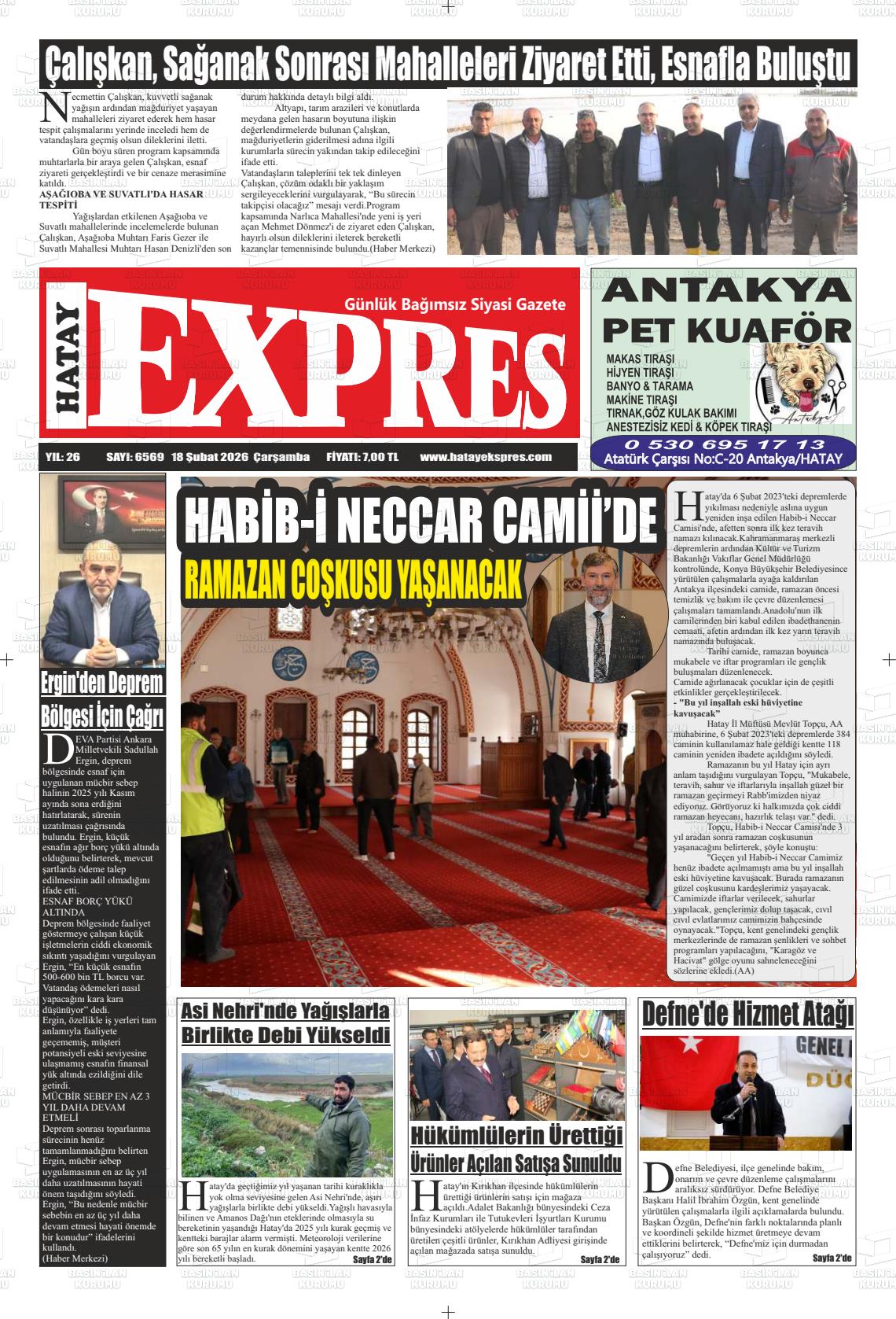 Hatay Expres 18.02.2026