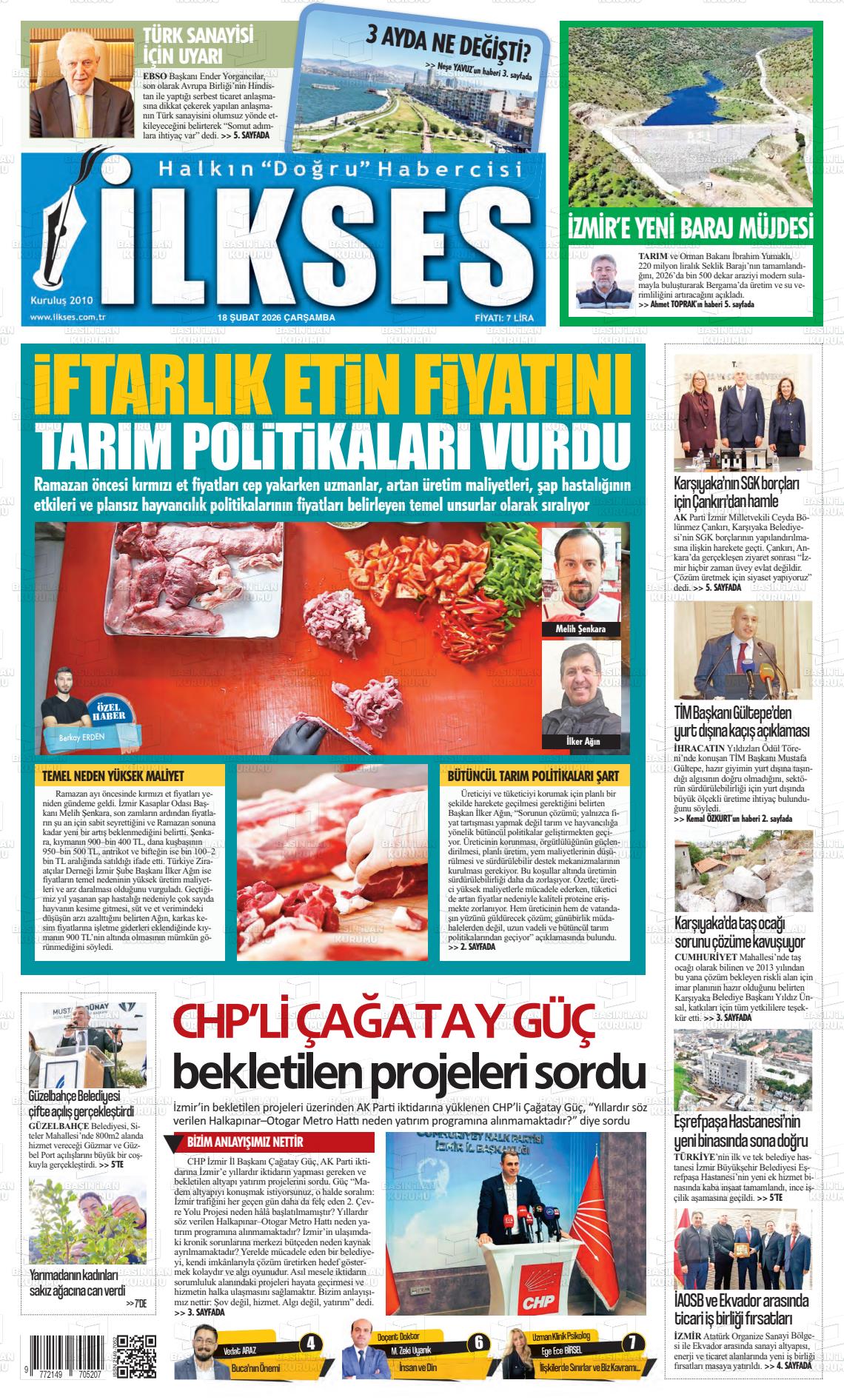 Izmir Ilkses 18.02.2026