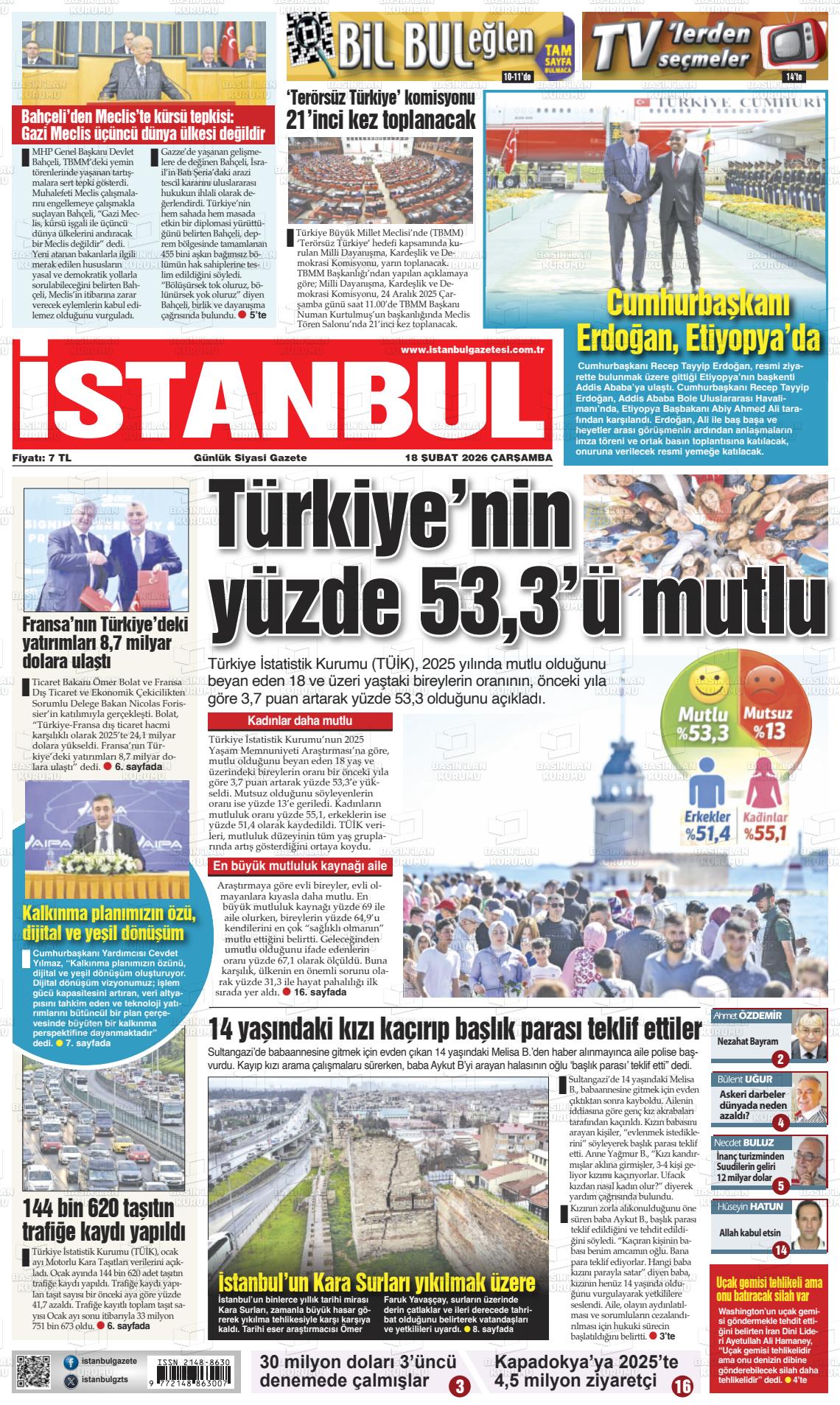 Istanbul 18.02.2026