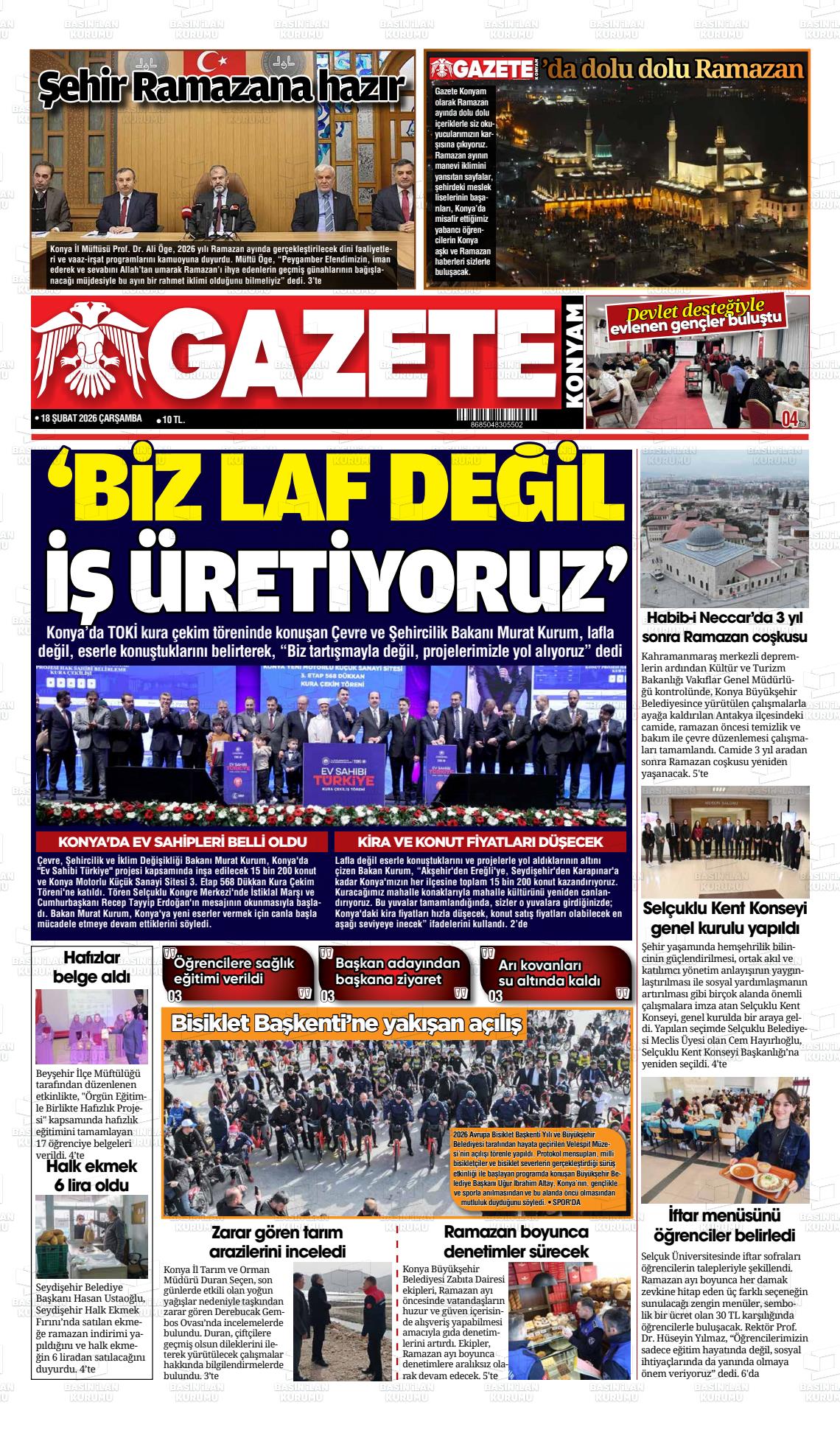 Konya Yenigun 18.02.2026