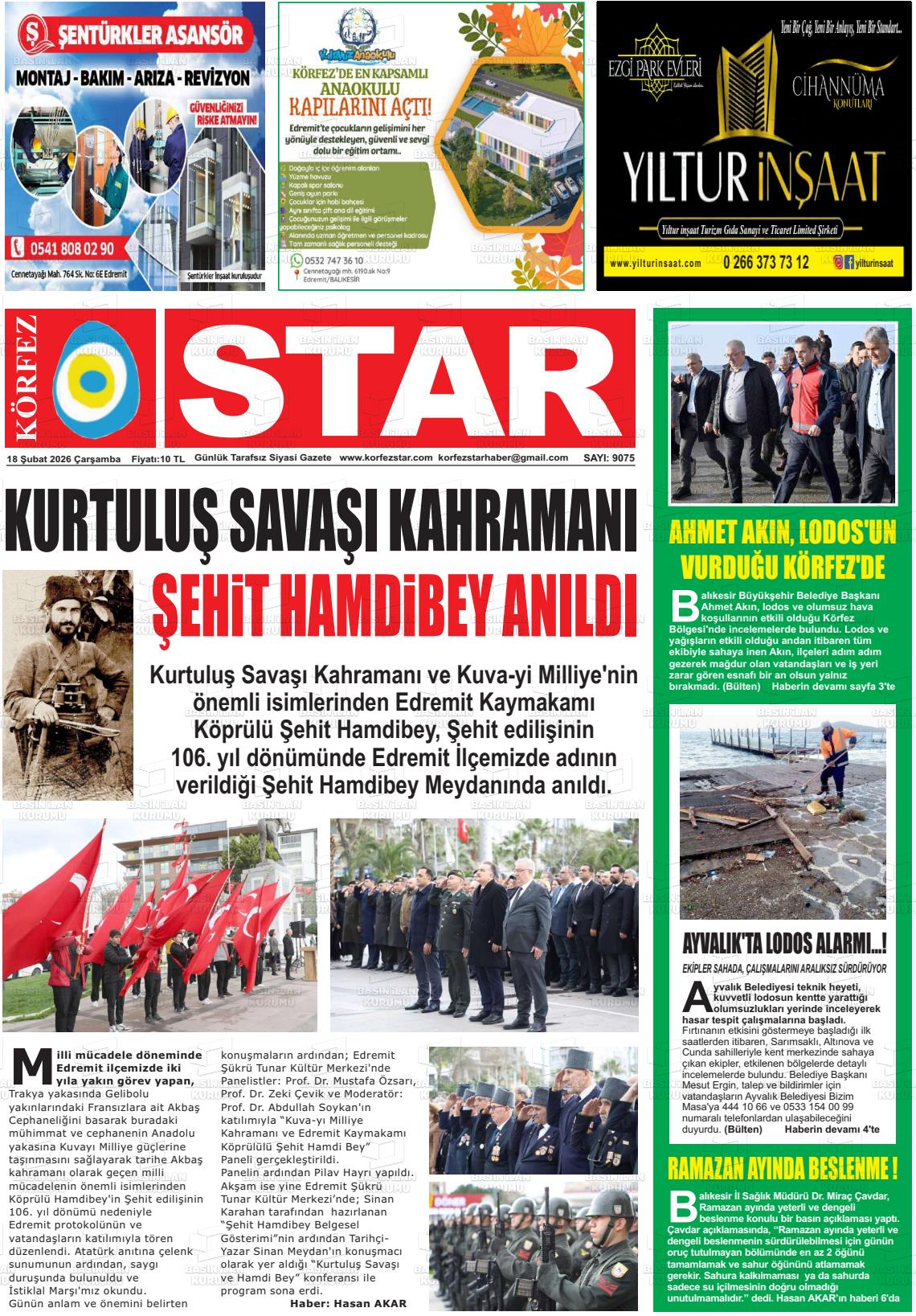 Balikesir Korfezstar 18.02.2026