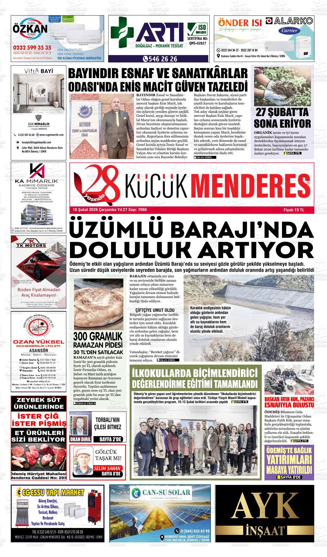 Izmir Kucukmenderes 18.02.2026