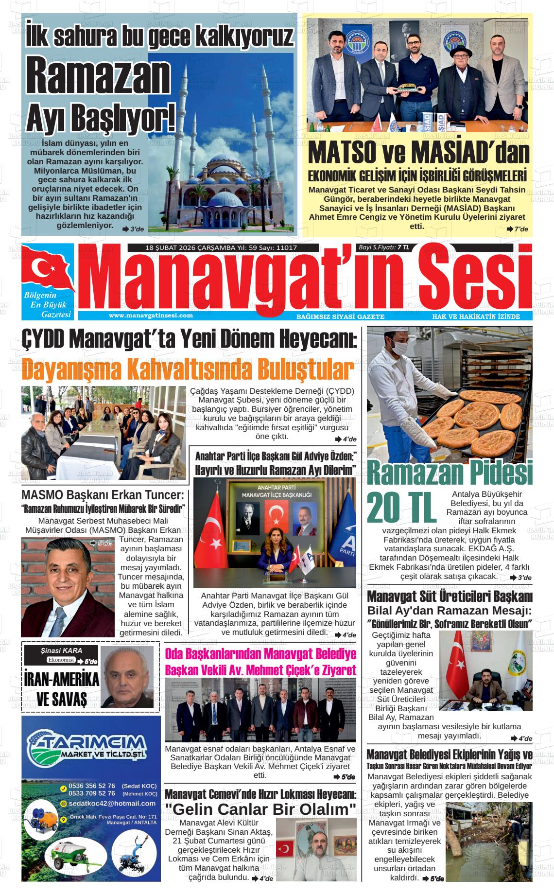 Antalya Manavgatinsesi 18.02.2026