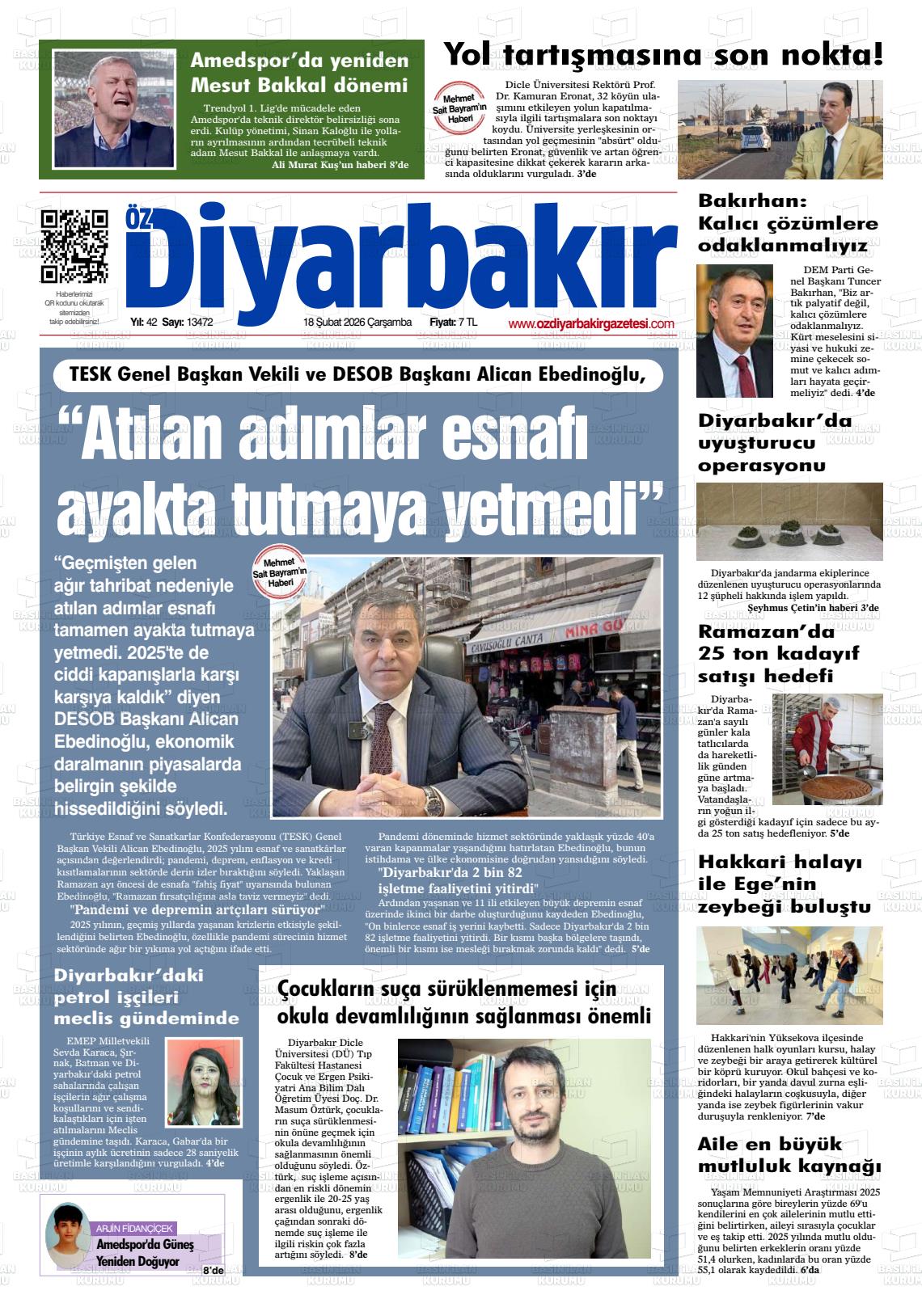 Diyarbakir Oz 18.02.2026