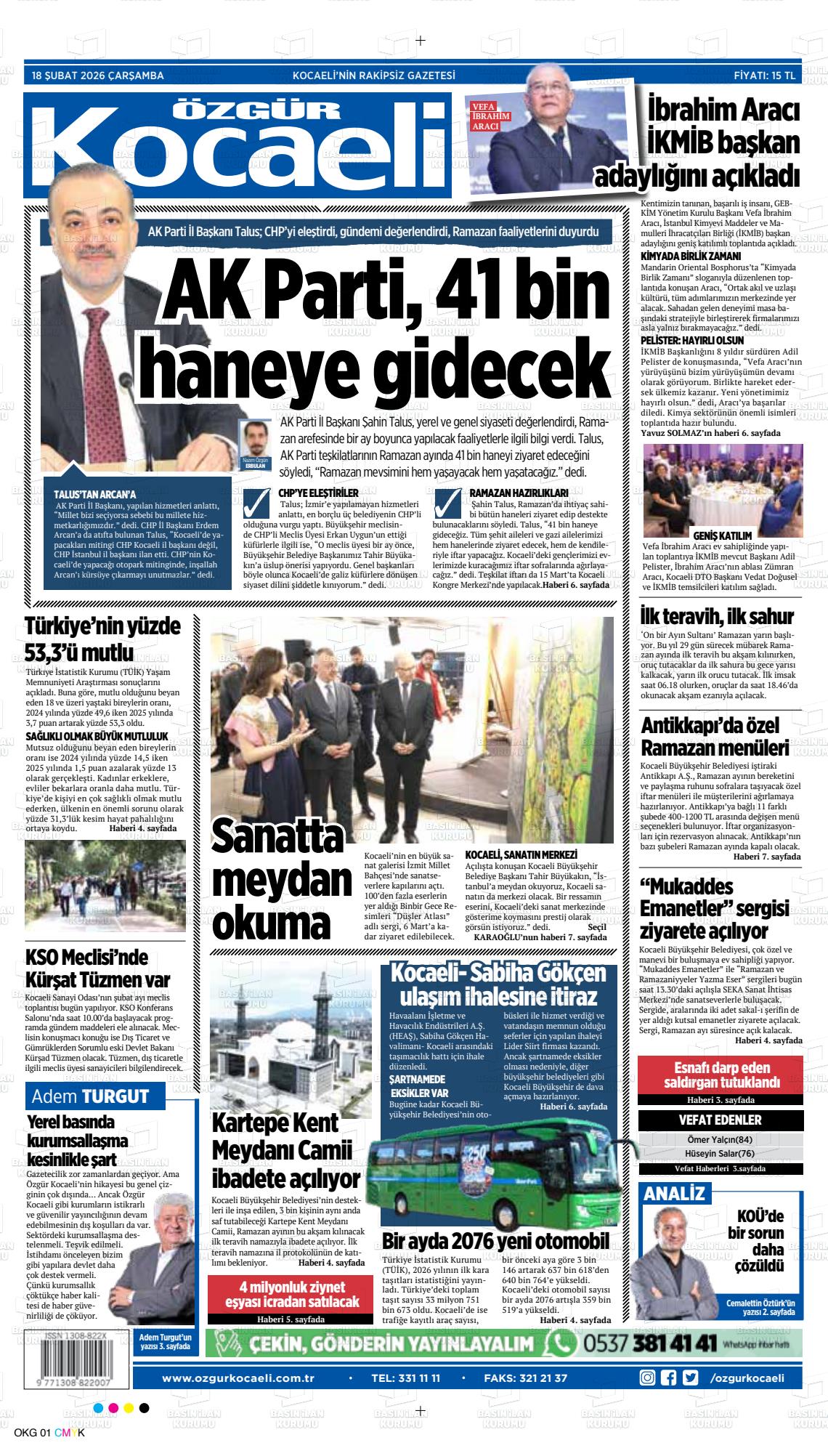 Kocaeli Ozgur 18.02.2026