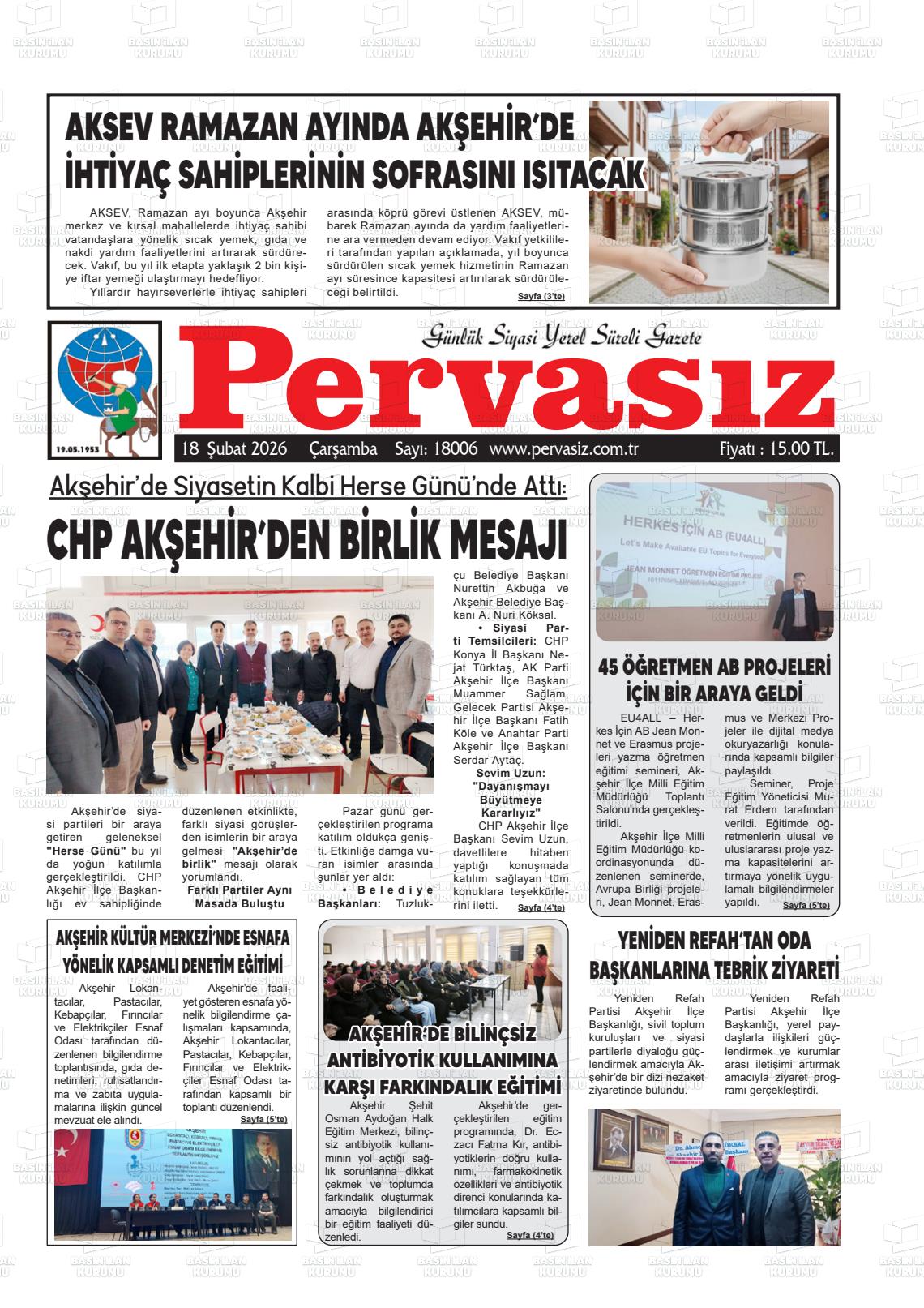 Konya Pervasiz 18.02.2026