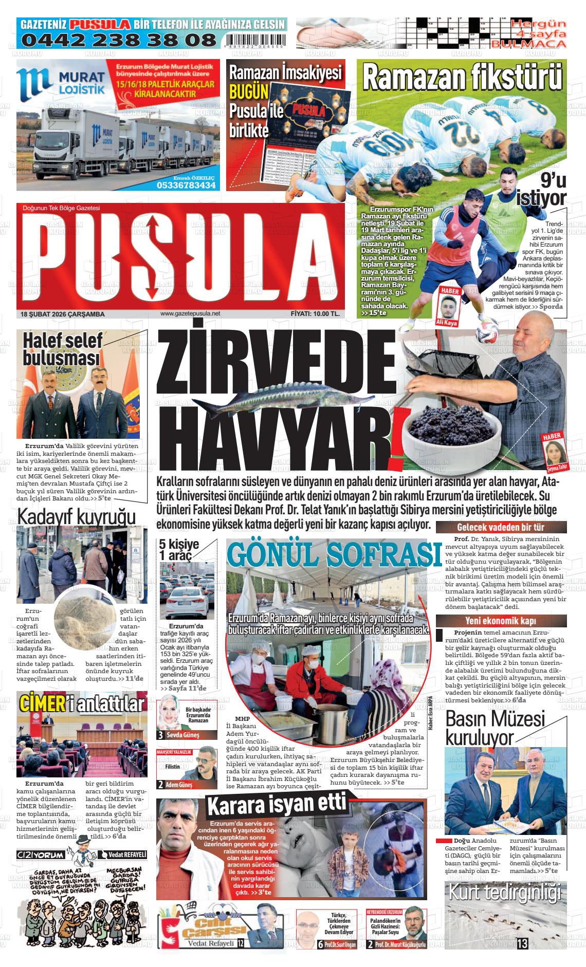Zonguldak Pusula 18.02.2026