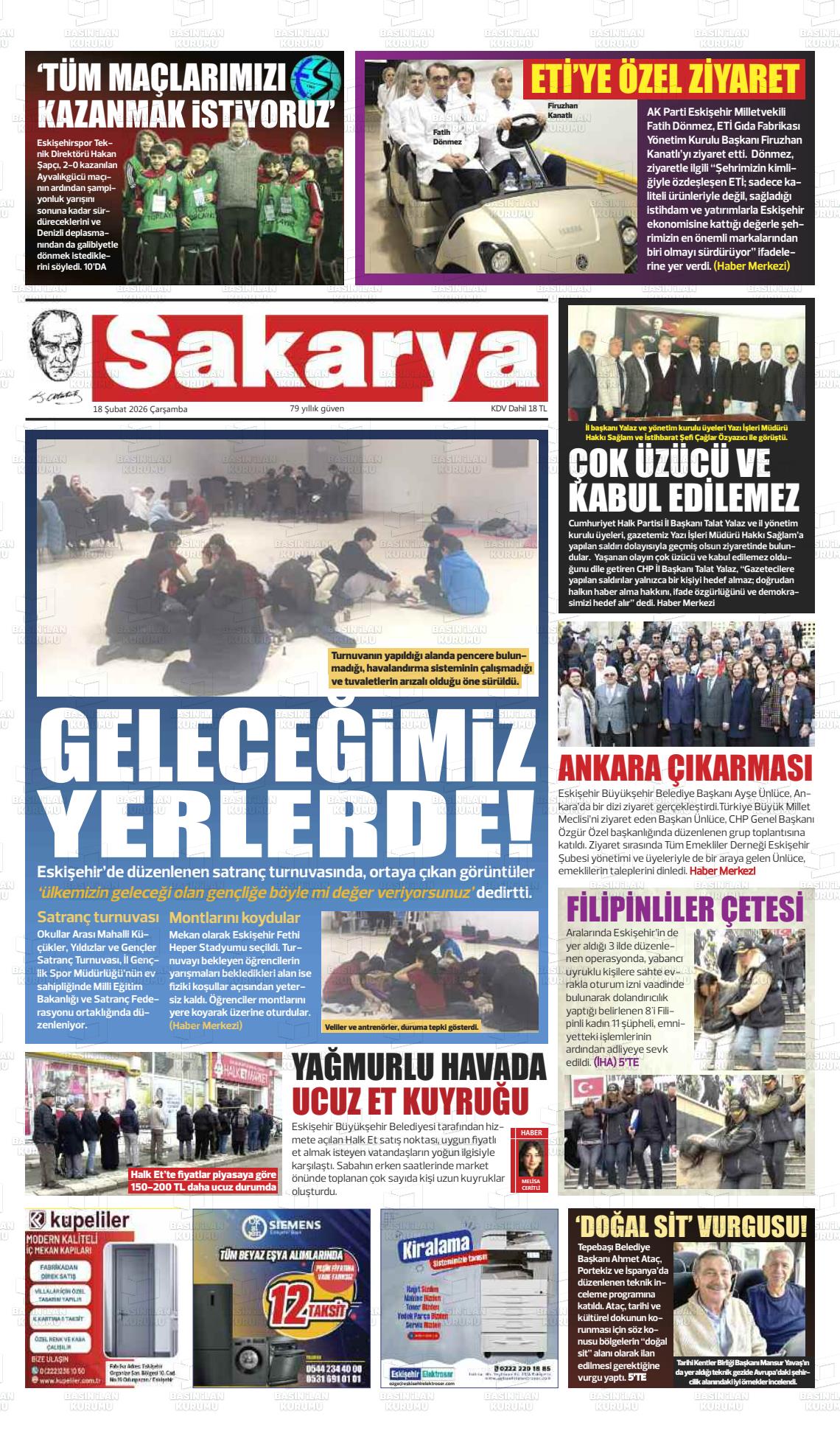 Eskisehir Sakarya 18.02.2026