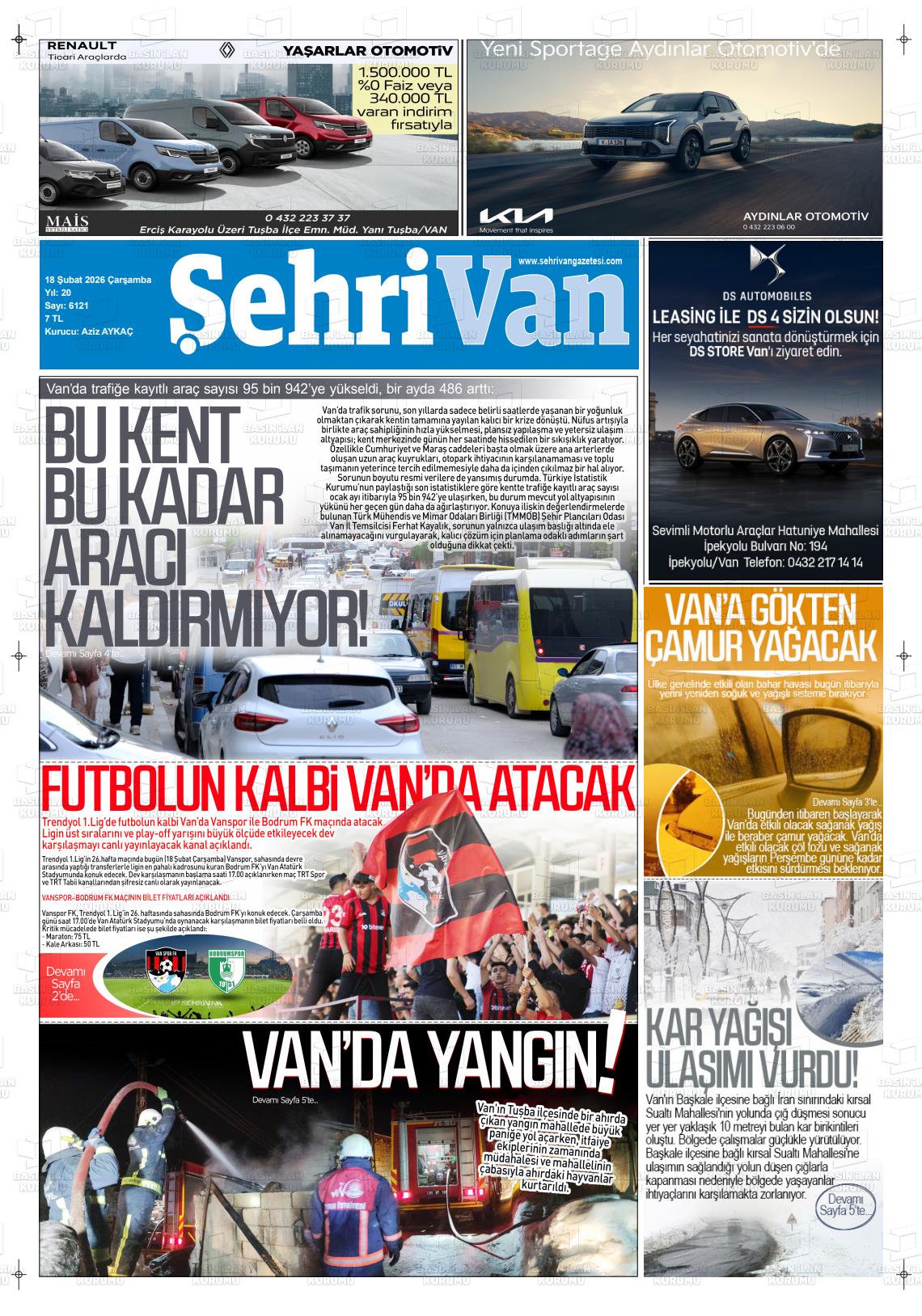 Van Sehri 18.02.2026