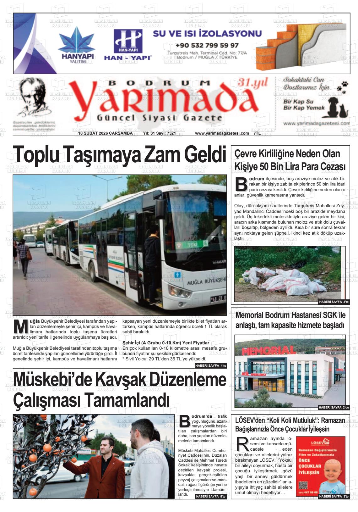 Mugla Yarimada 18.02.2026