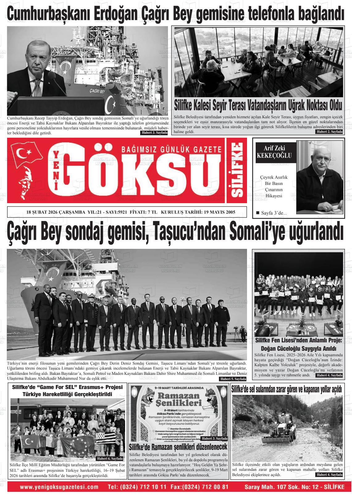 Mersin Yenigoksu 18.02.2026