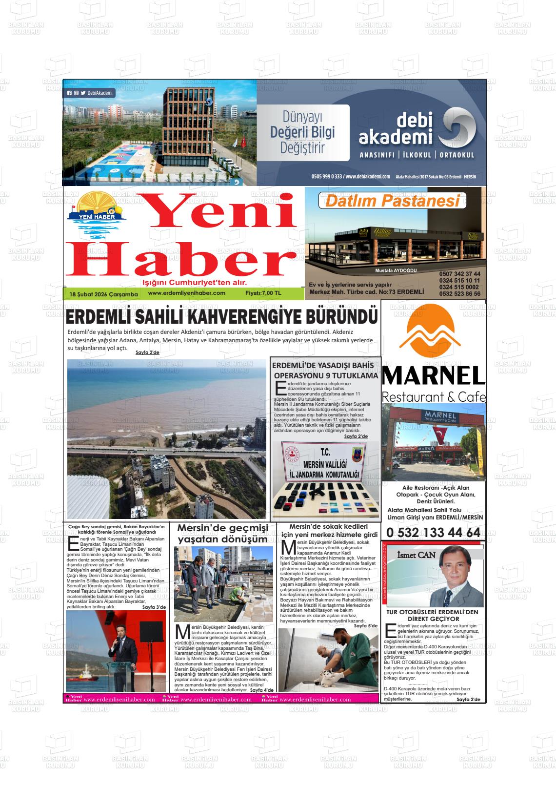 Konya Yenihaber 18.02.2026