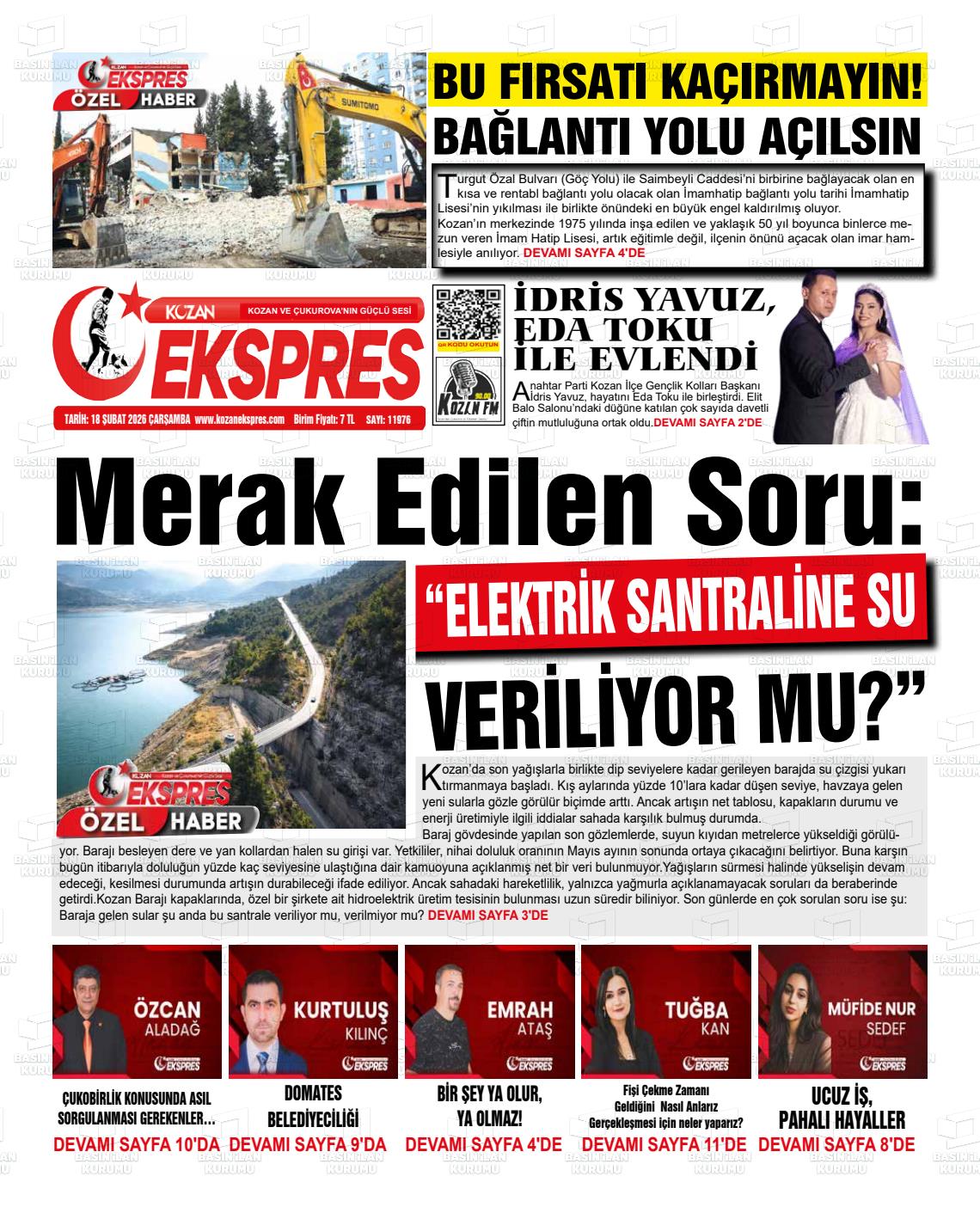 Adana Yenihursoz 18.02.2026