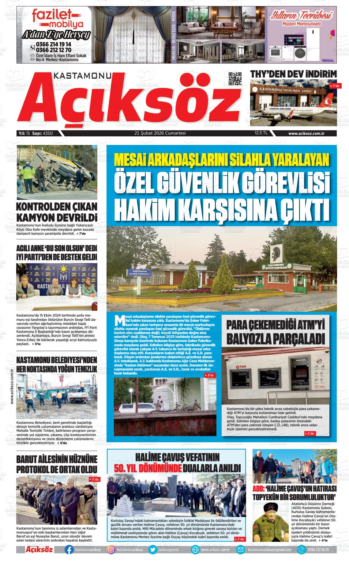 Kastamonu Aciksoz 21.02.2026