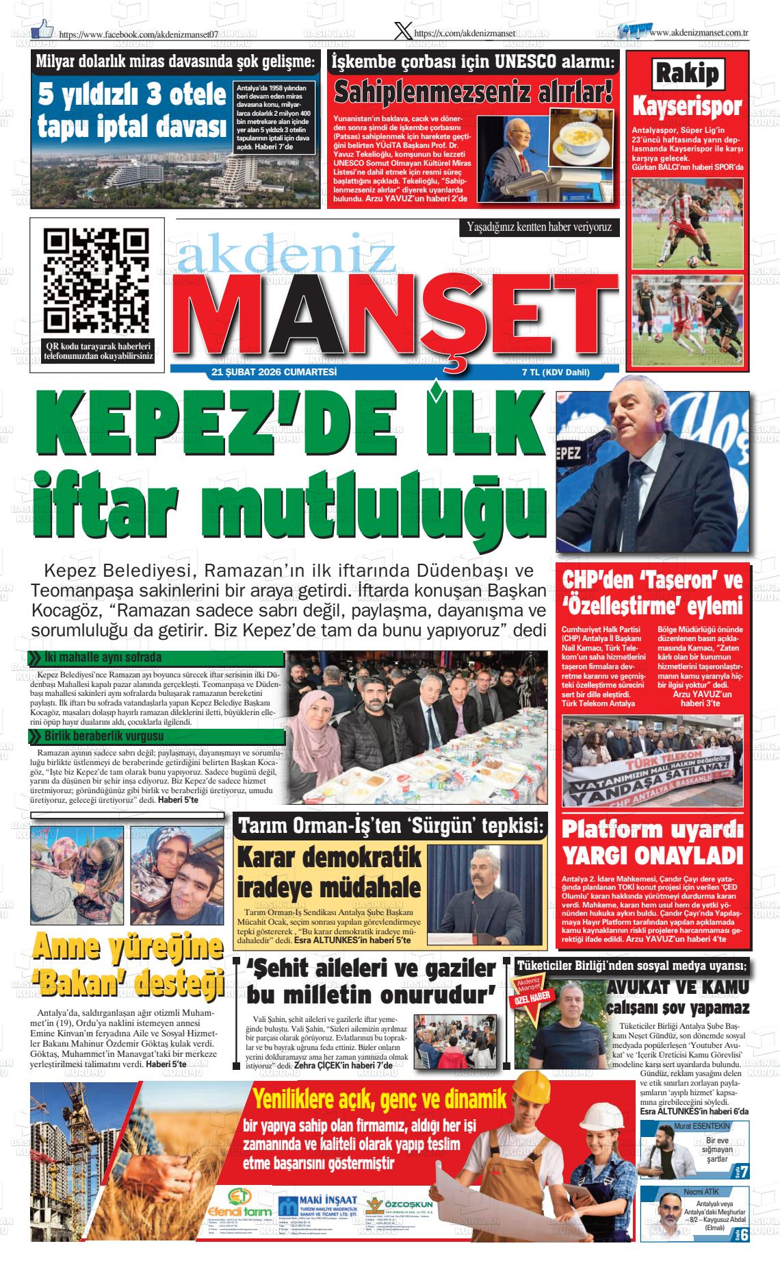 Antalya Akdenizmanset 21.02.2026