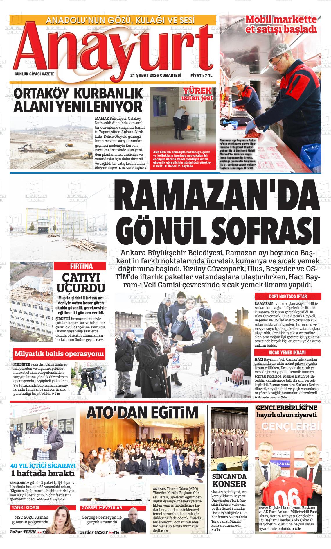 Ankara Anayurt 21.02.2026