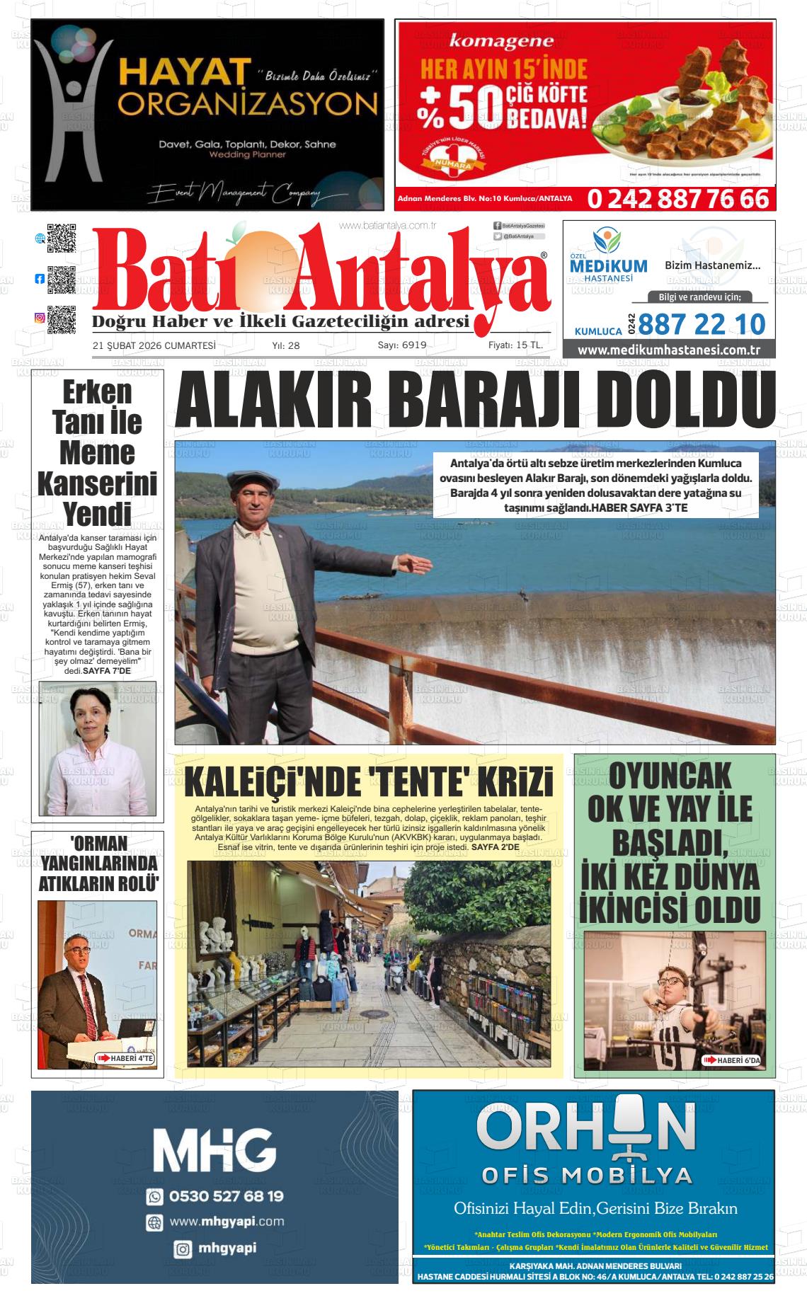 Antalya Bati 21.02.2026