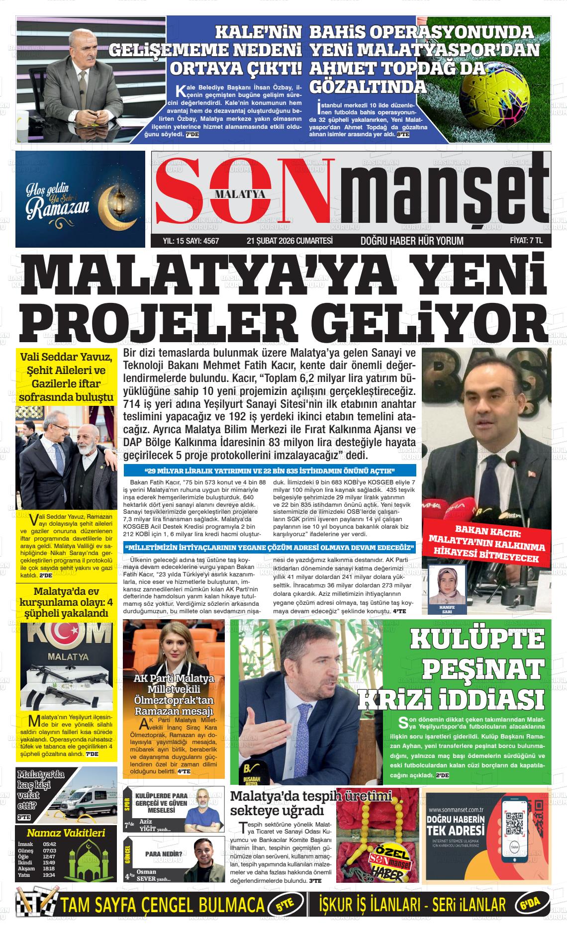 Malatya Busabah 21.02.2026
