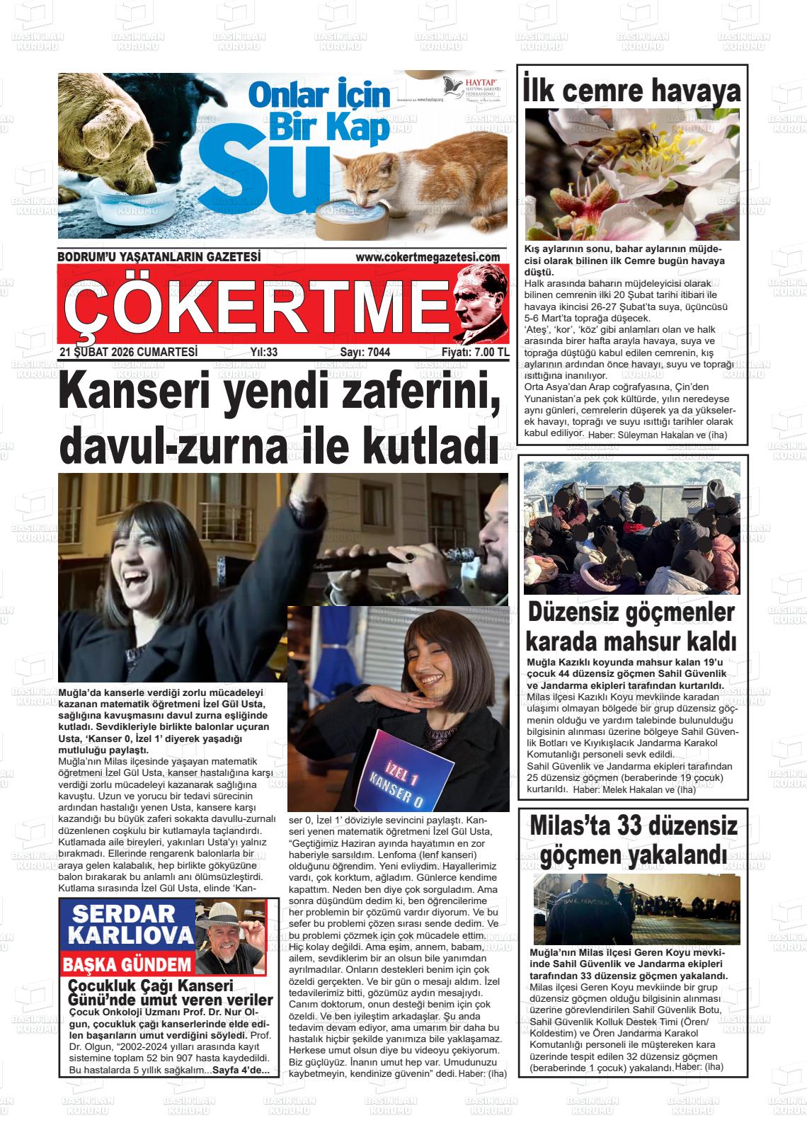 Mugla Cokertme 21.02.2026